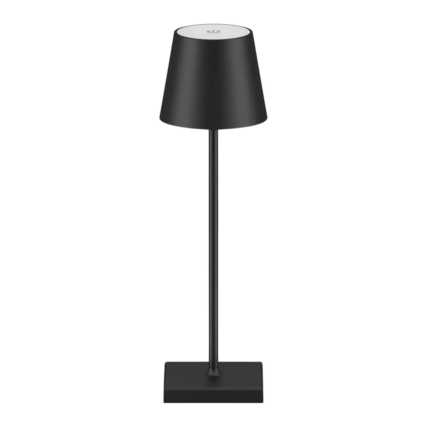 Gominimo Rechargeable Cordless Table Lamp with Stepless Dimming Brightness Black