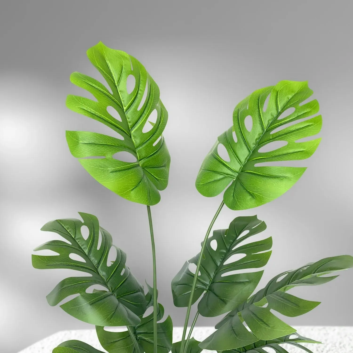 Gominimo Artificial Plant Monstera Polypropylene Plastics Fake Greens 150cm