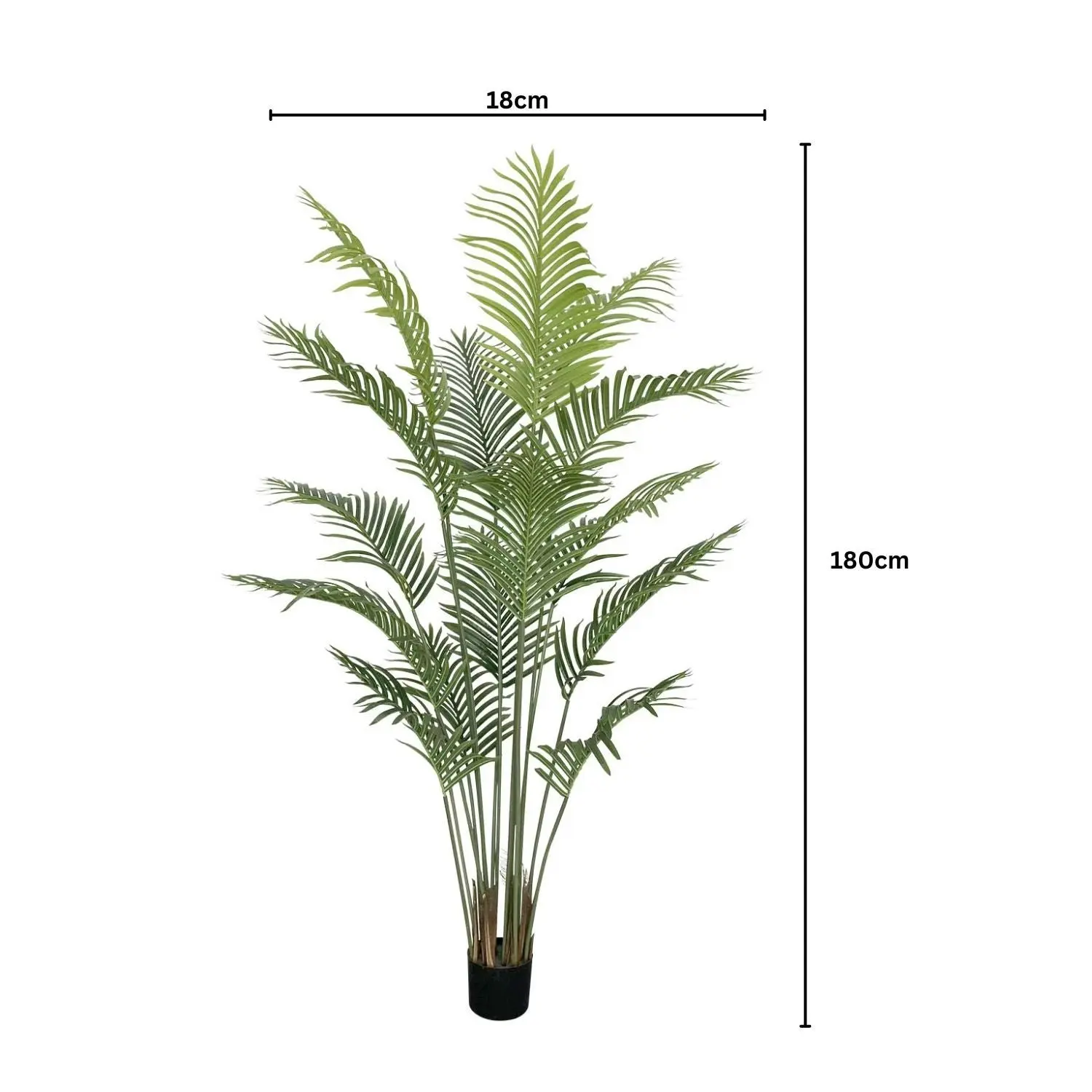 Gominimo 180cm Faux Fake Potted Home Garden Decor Palm Artificial Plant