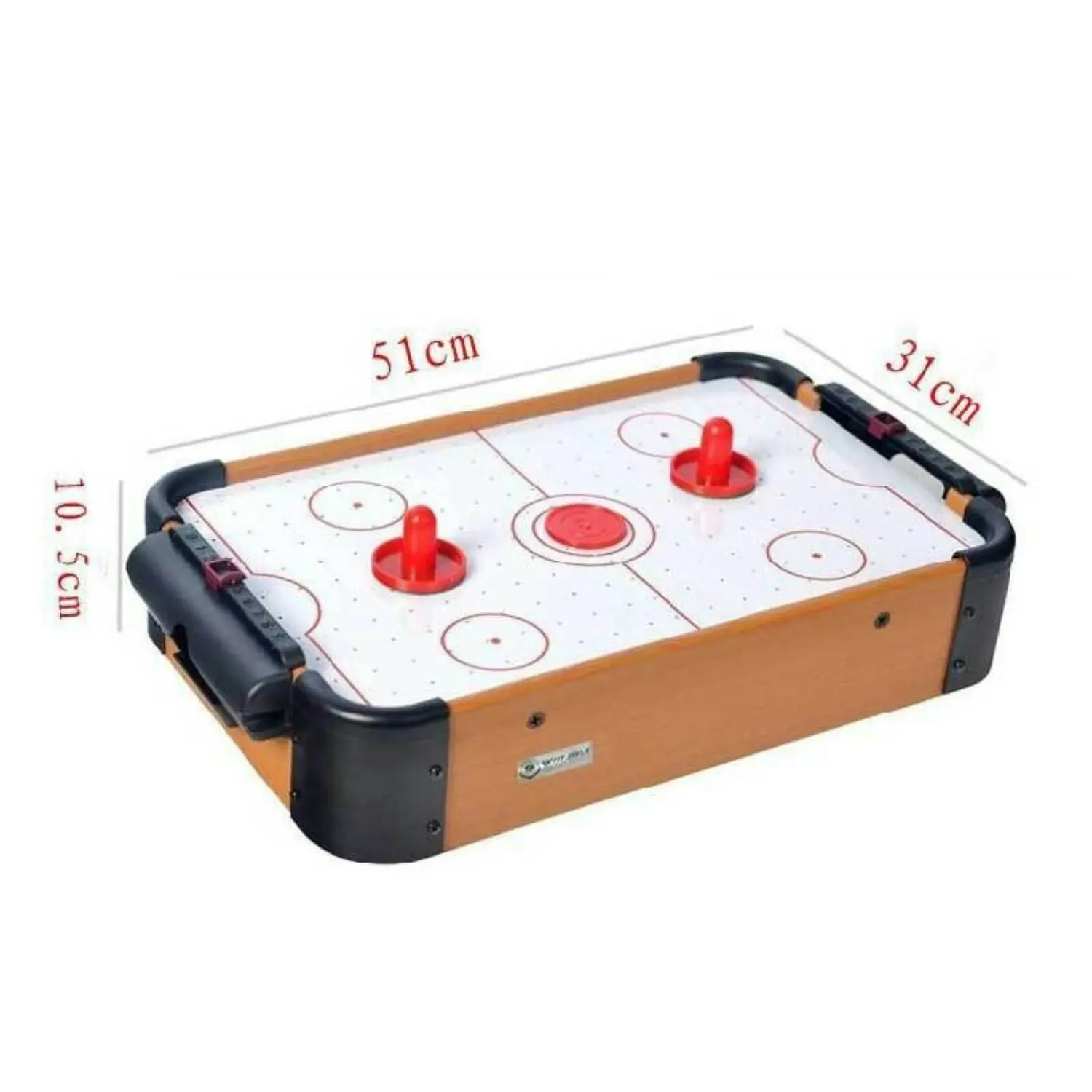 Gominimo Tabletop Air Hockey Game Table Portable And Easy To Store - White