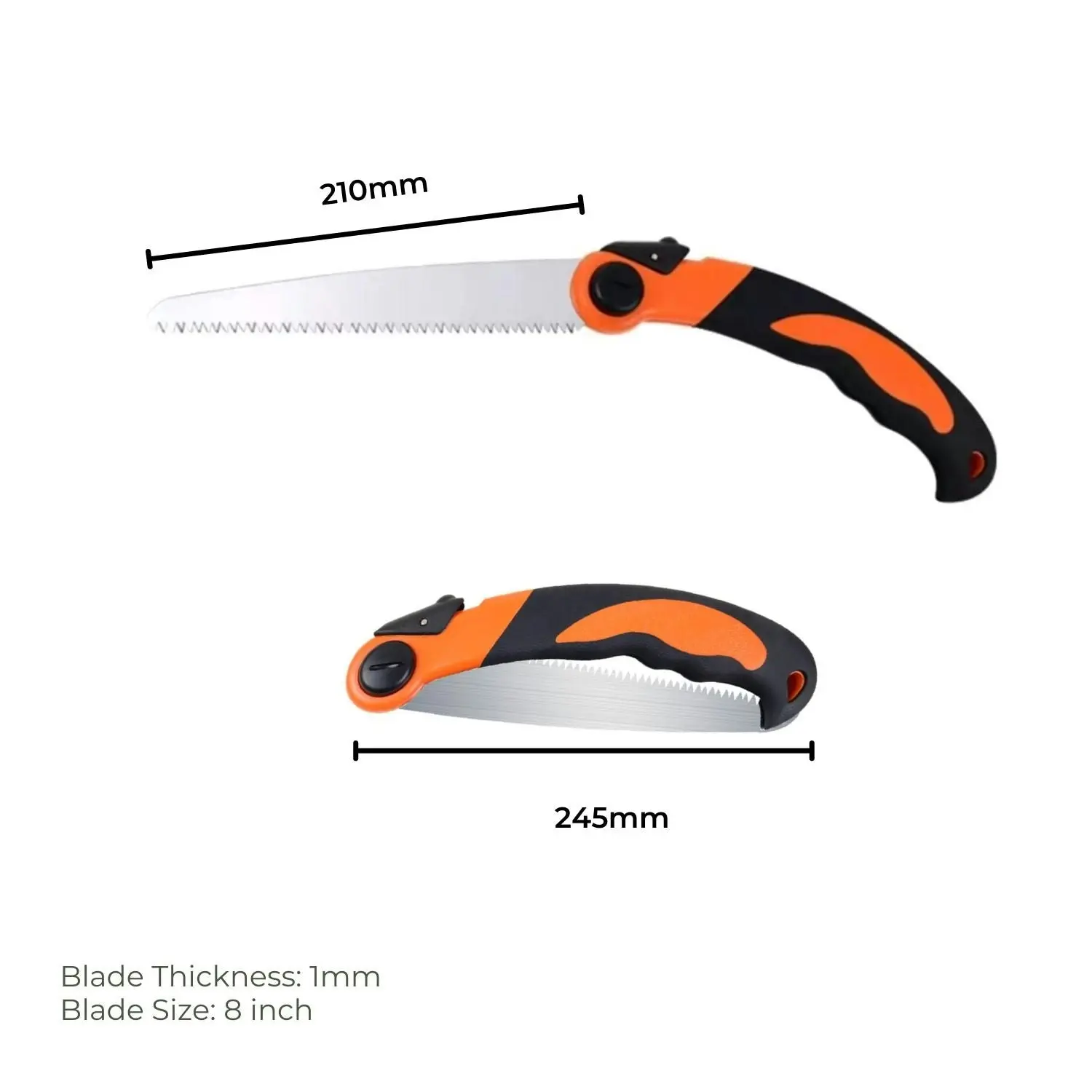 Kiliroo Camping Flip Saw 8-Inch Blade Wood Cutter Foldable Pruning Hand Saw