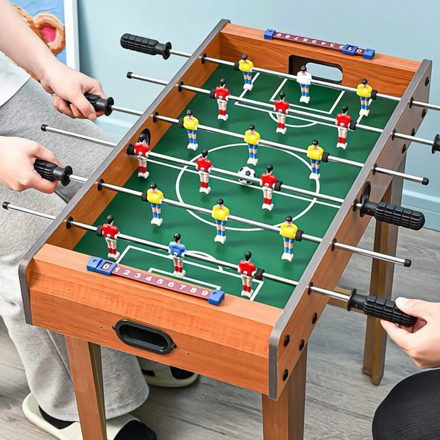 Gominimo 69cm Tabletop Football Game Table Suitable for Daily Use (Wooden)