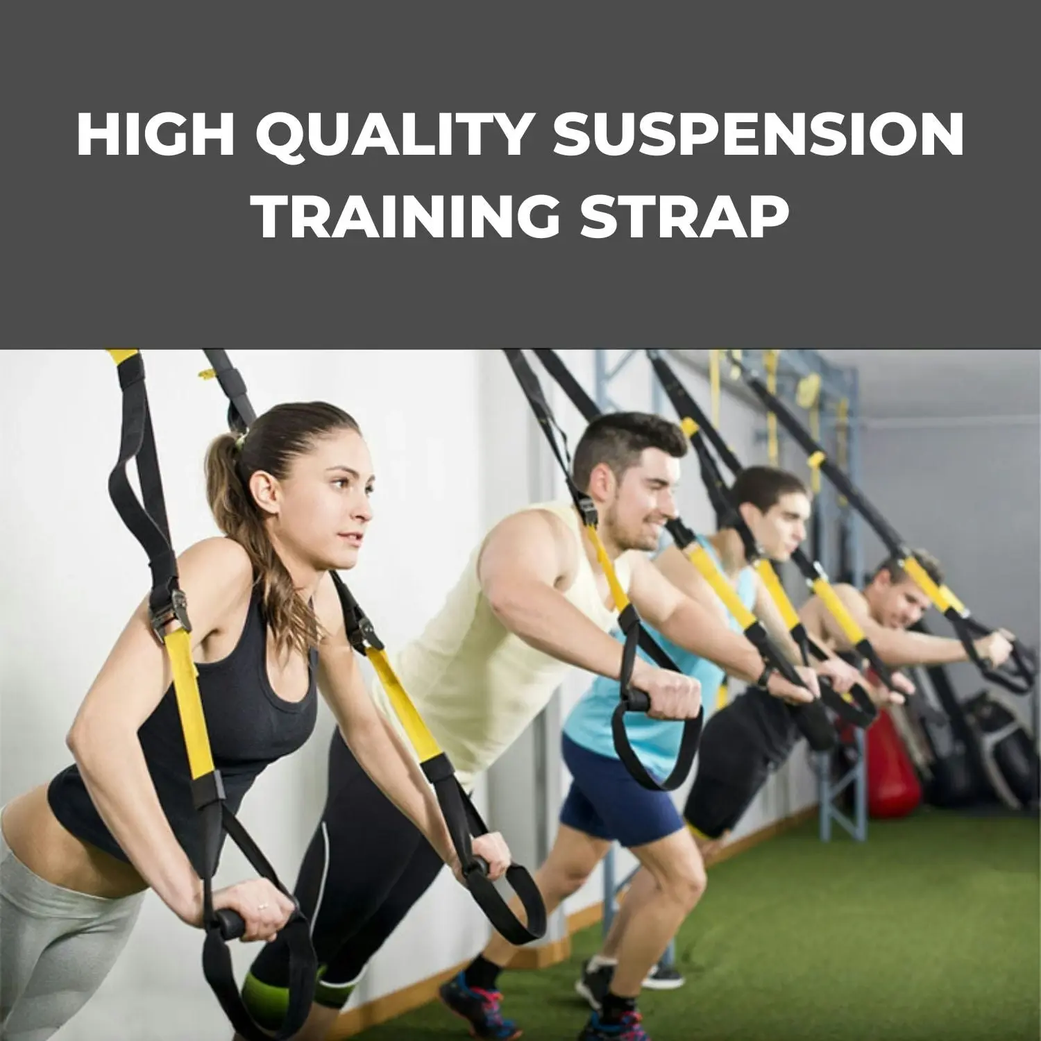 Verpeak Suspension Trainer Gravity Strap System Full Body Training Home Gym Workout Kit