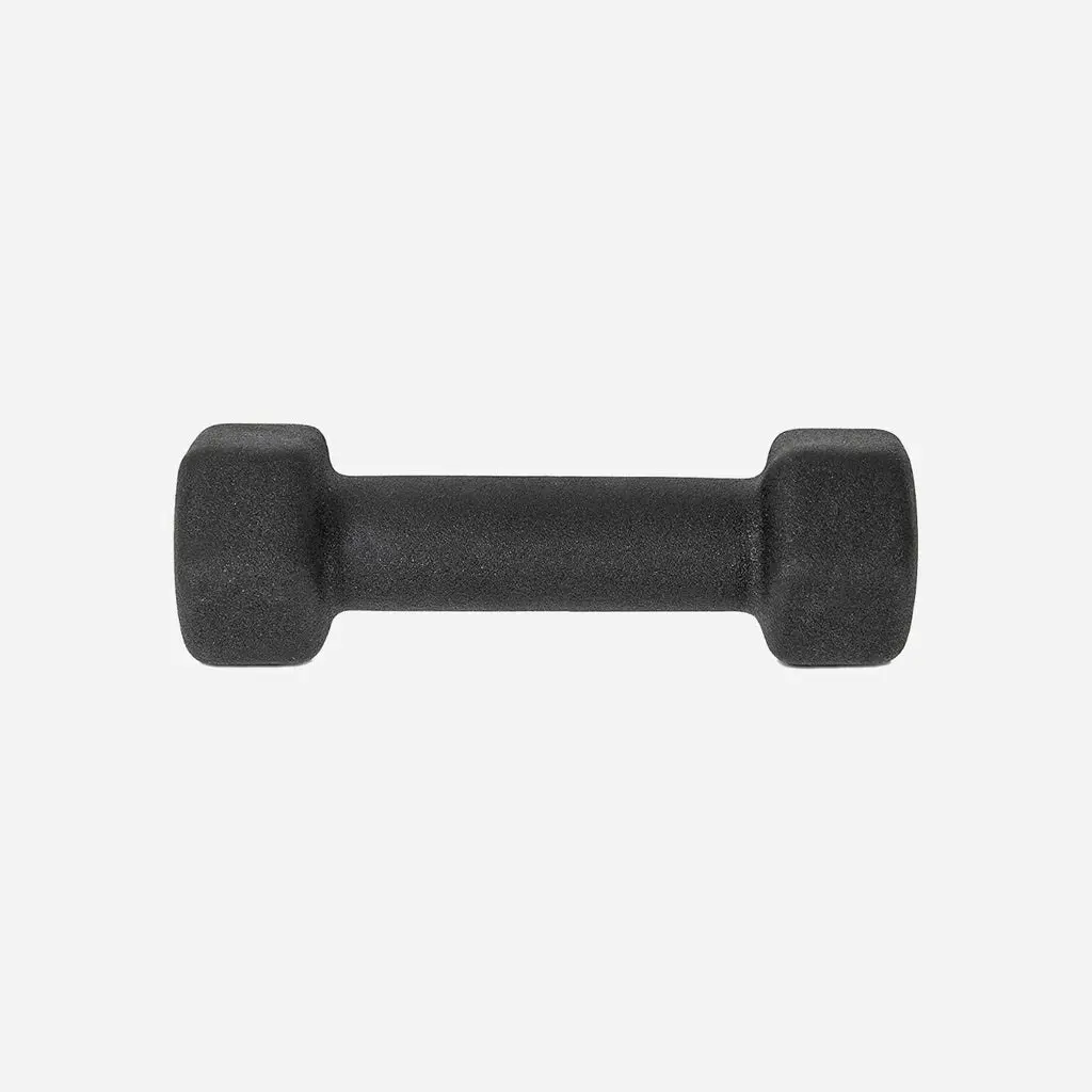 2pcs Verpeak 5kg Exercise Fitness Gym Workout Weights Neoprene Dumbbell - Black