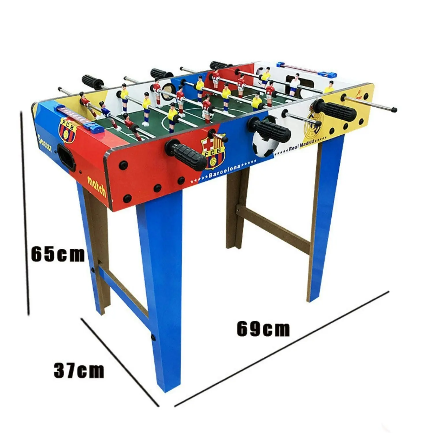 Gominimo 69cm Tabletop Football Game Table Wood Construction (Multicolour)