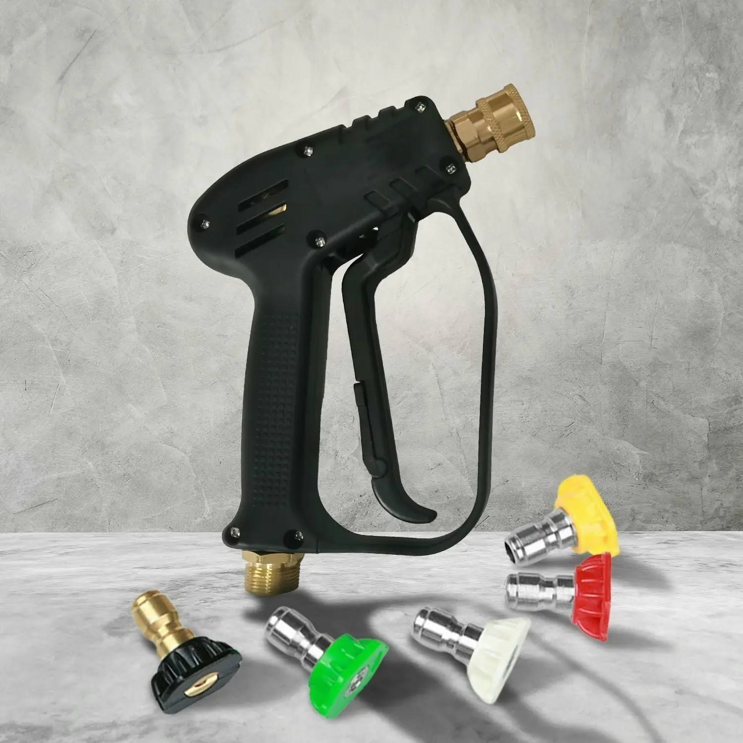 RYNOMATE 3000 PSI High Pressure Washer Gun with 5 Interchangeable Spray Nozzle