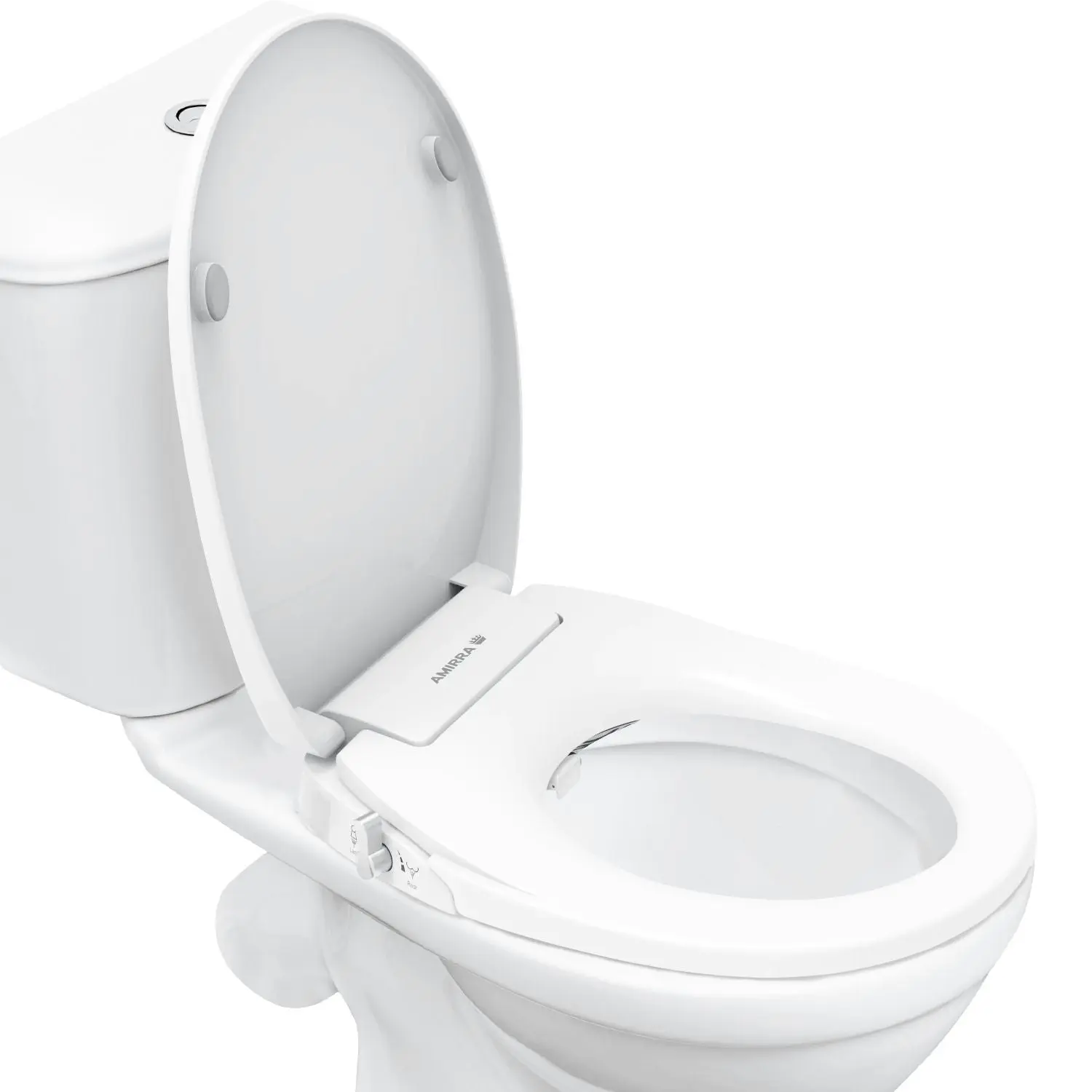 Amirra Non-electric Anti-Siphon Bidet Toilet Seat - White