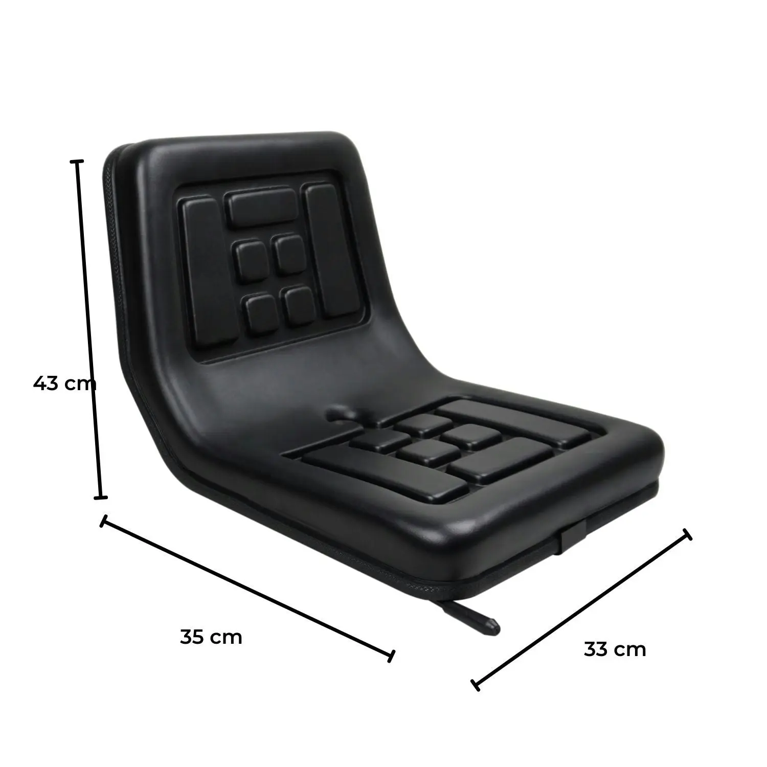 RYNOMATE Truck Tractor Seat Forklift Excavator Universal Suspension Backrest