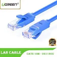 UGreen CAT6 UTP Internet Eternet Network LAN Cable Blue Performance 500MHz 2M