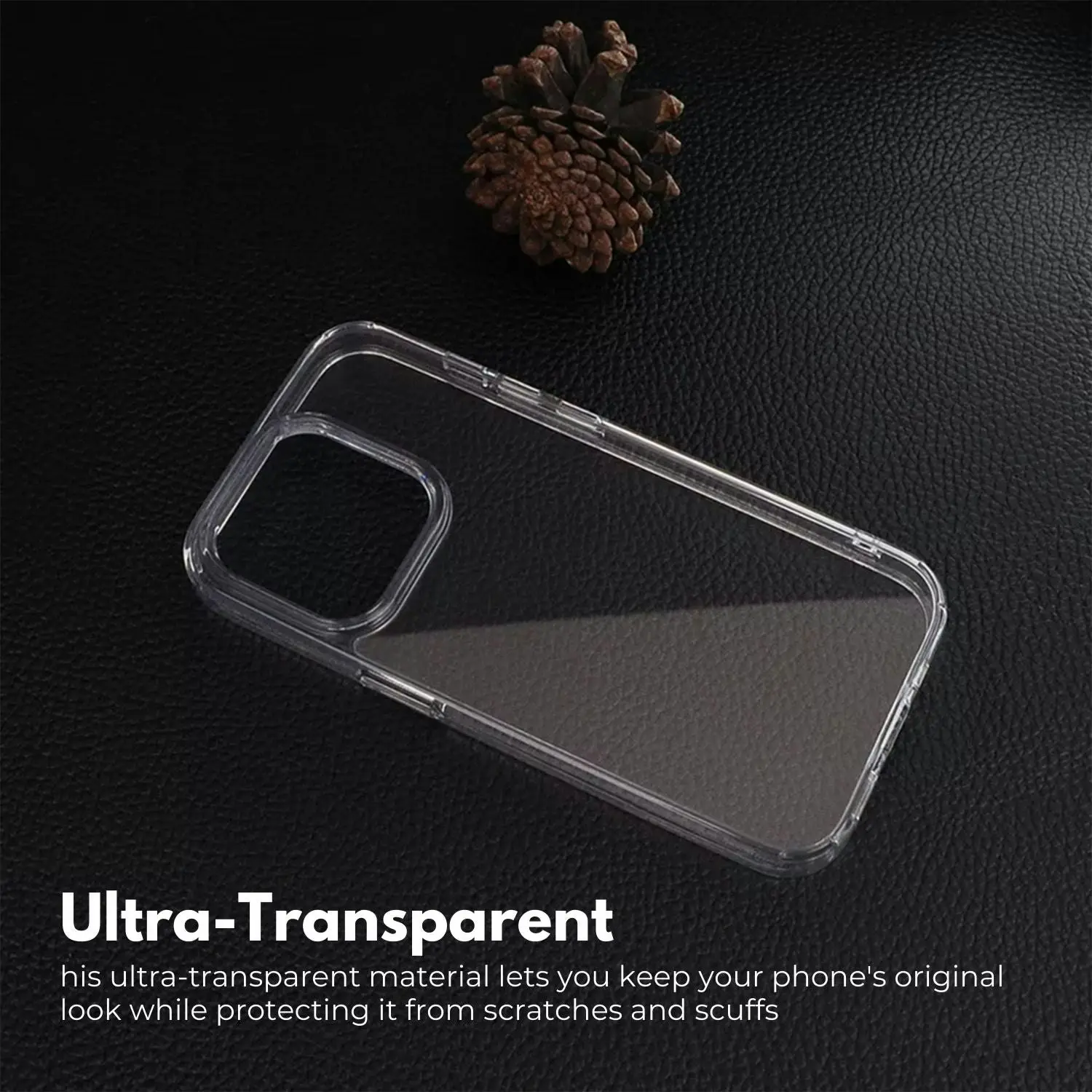 Voctus iPhone 14 Scratch Resistant Slim Design Phone Case Transparent