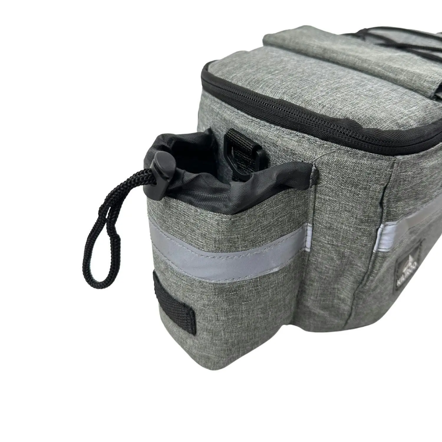 Kiliroo Insulated Cooler Bag Bike Bag Waterproof Foldable Bicycle Bag 10L Grey