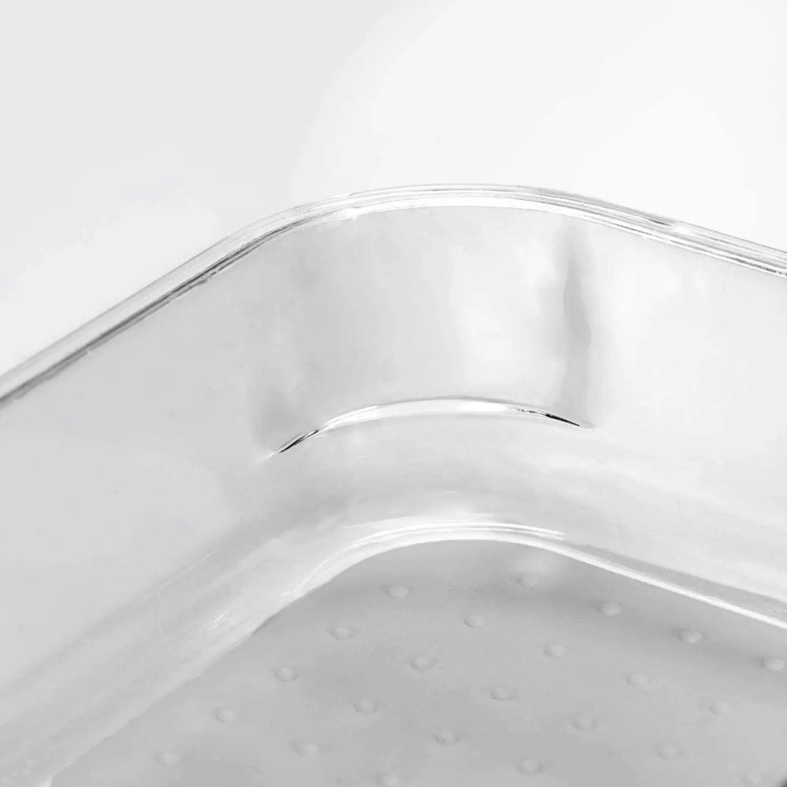 Madesmart Bpa-free Non-slip Feet Clear Soft Grip Utensil Tray - Grey