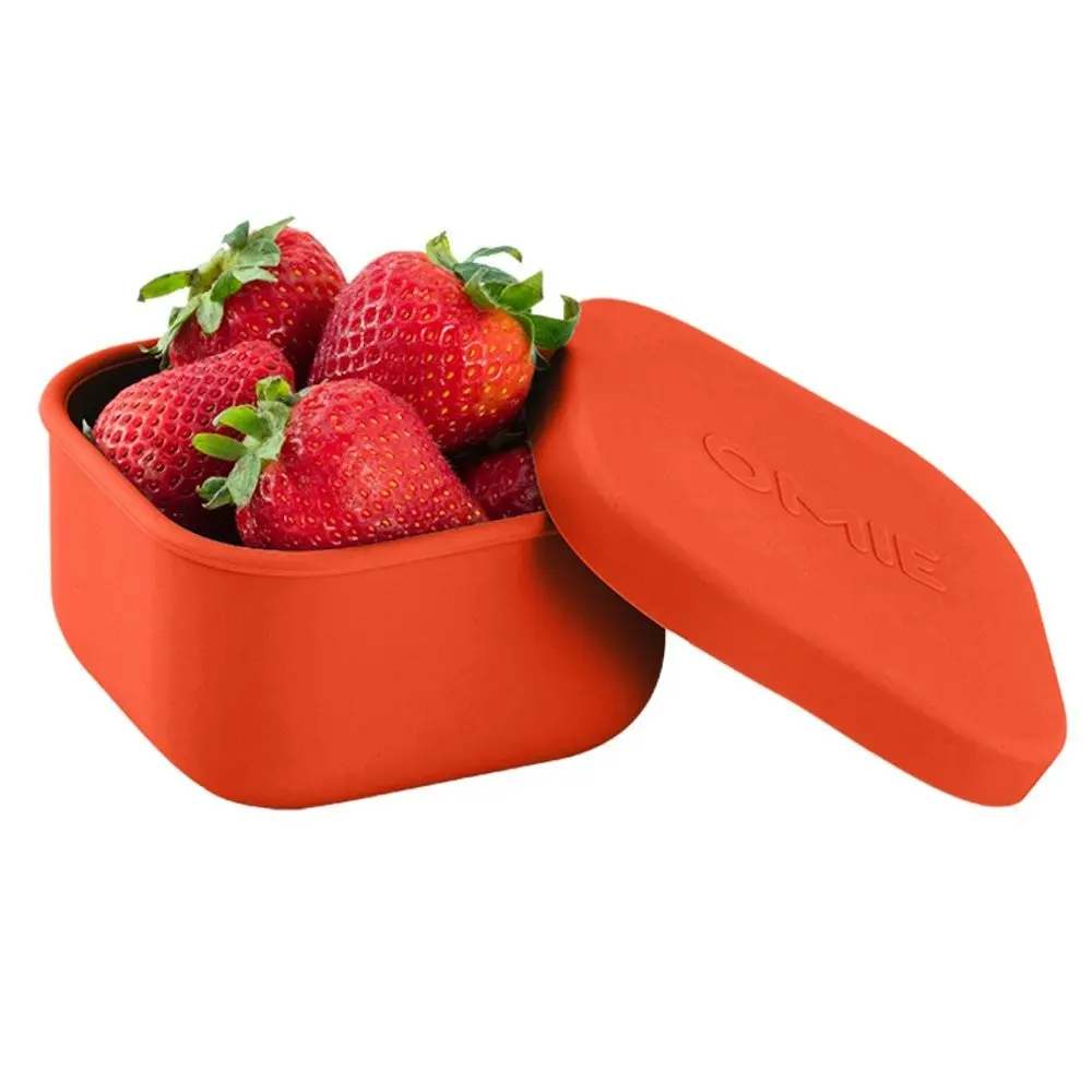 Omie 280ML Omiesnack Silicone Container Red 8655R