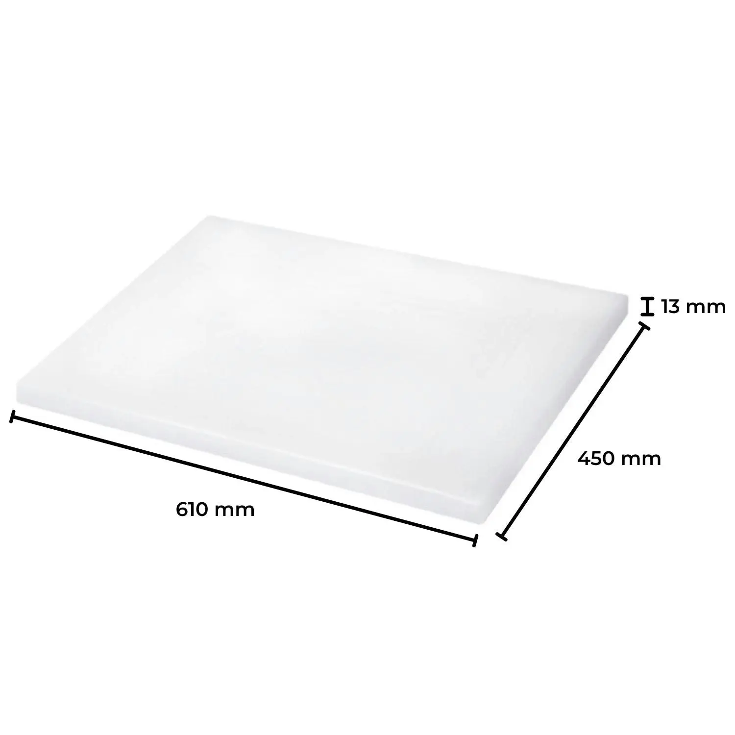 Gominimo PE Anti-Noise Pure and Non-Toxic Material Durable Plastic Chopping Knife Board