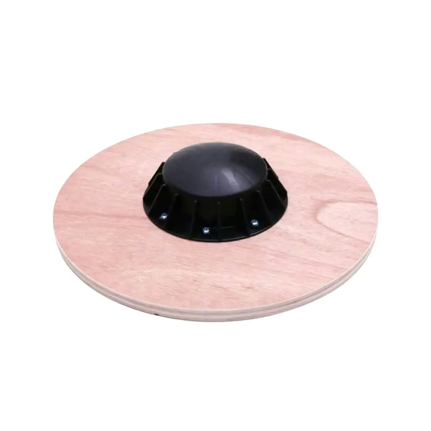 Verppeak Wooden Nonslip Balance Trainer Core Exercise Yoga Gym Wobble Board - Black