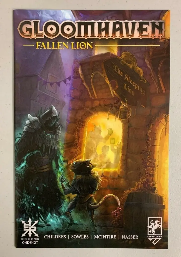 Source Point Press Gloomhaven Fallen Lion