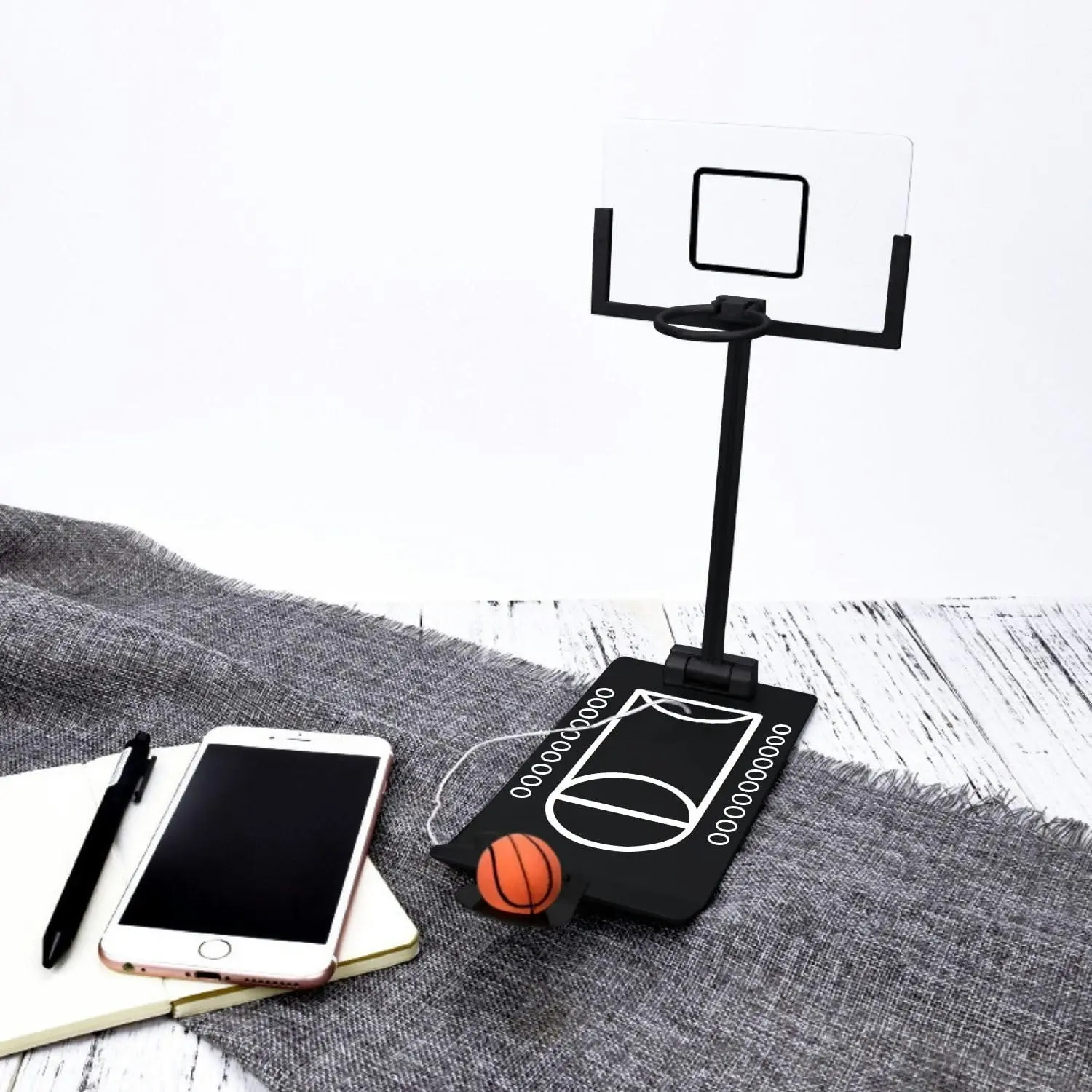 Gominimo Miniature Basketball Game Storage And Convenient Transportation (Black)