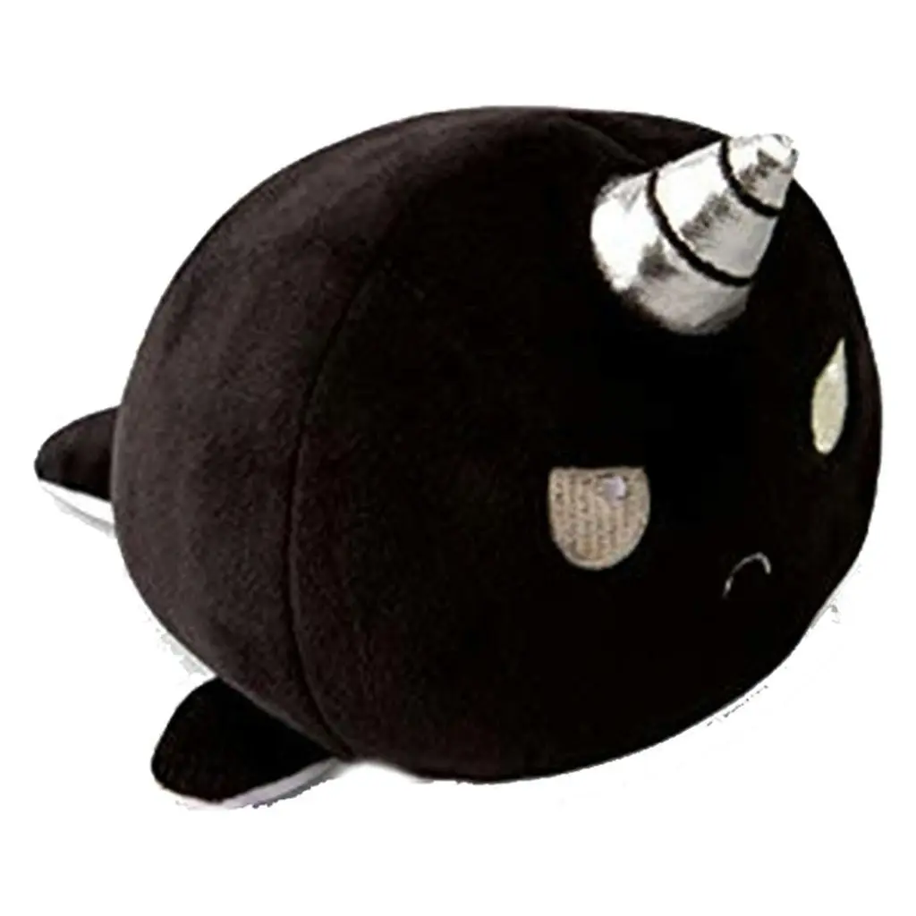 Tee Turtle Reversible Plushie Narwhal White/Black