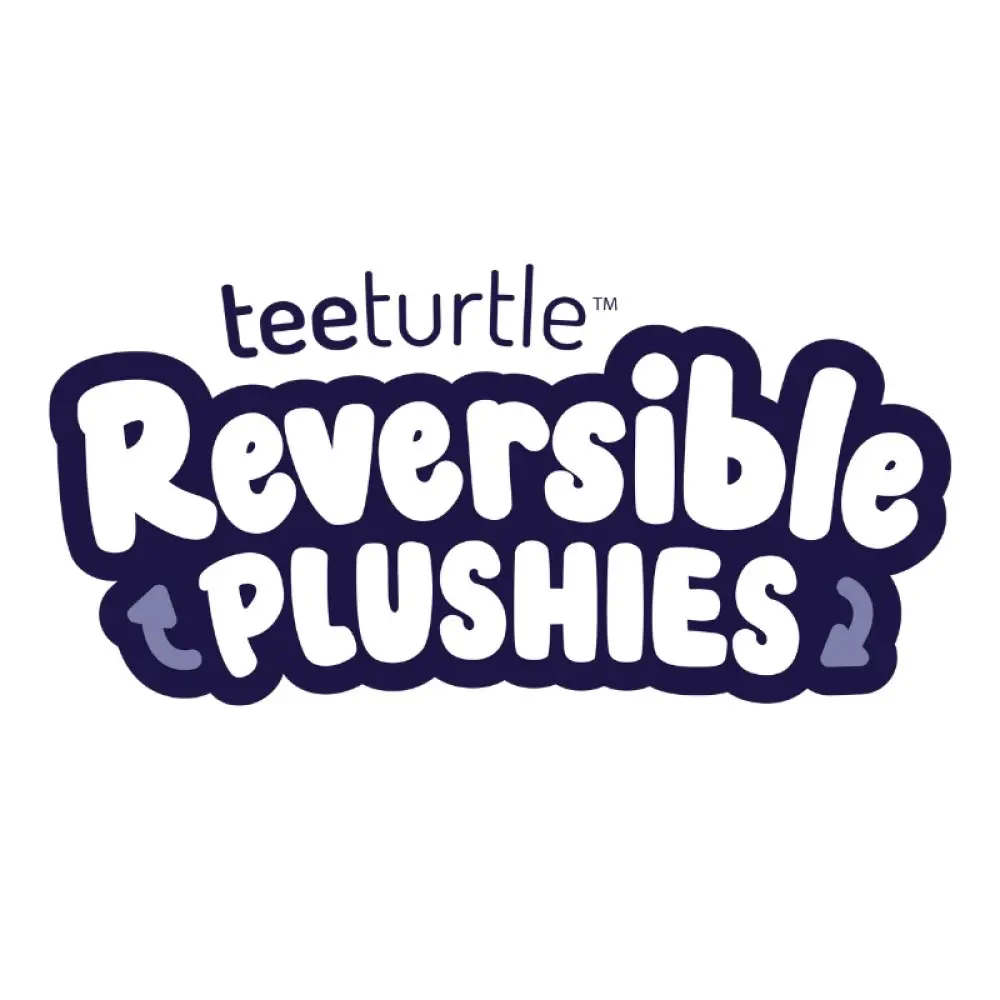 Tee Turtle Reversible Plushie Narwhal White/Black