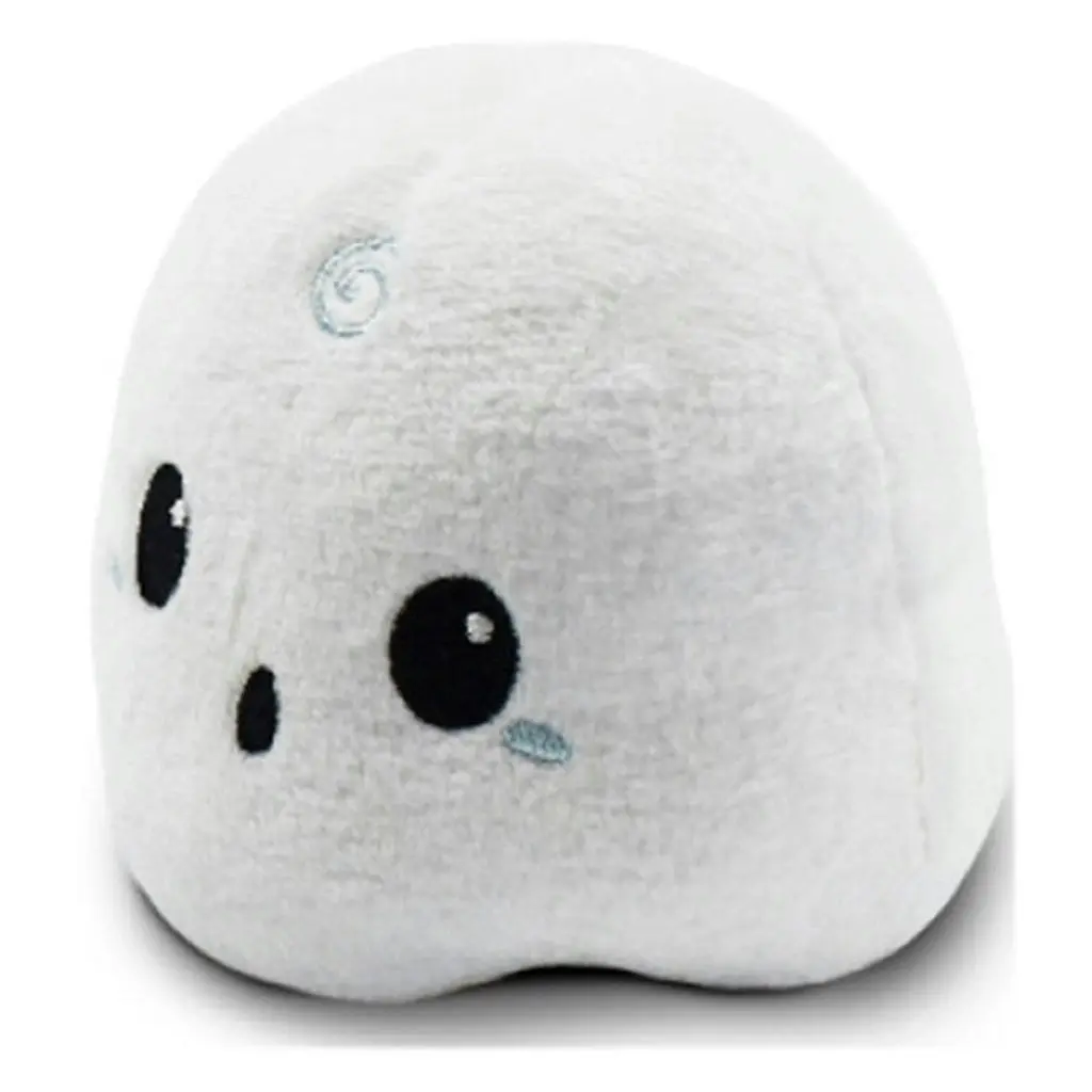 TeeTurtle Reversible Plushie Ghost Black White