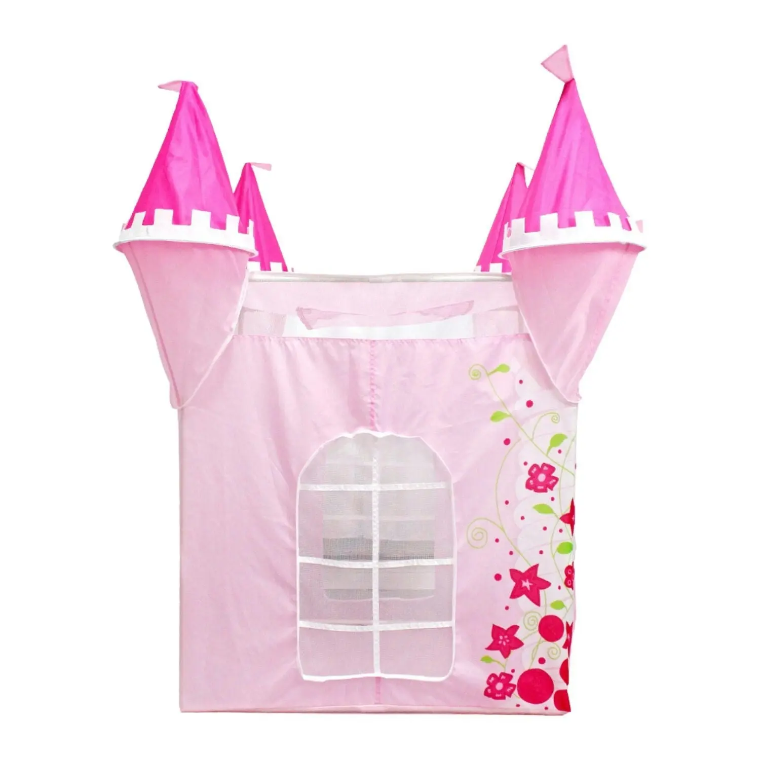 Gominimo Kids Play Tent Princess Castle Toys Elegant Breathable Playhouse Pink