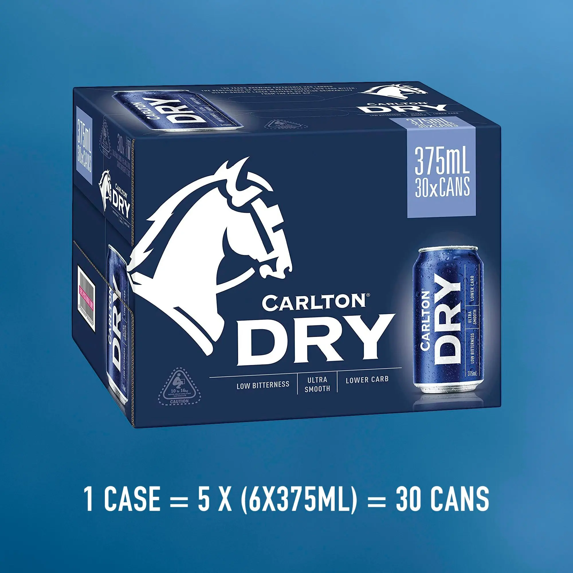 Carlton Dry Beer Case 30 x 375mL Cans