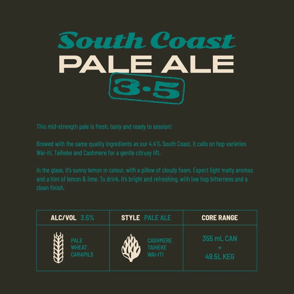 Pirate Life South Coast Pale Ale 3.5% 16 x 375mL Cans