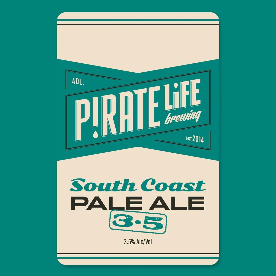 Pirate Life South Coast Pale Ale 3.5% 16 x 375mL Cans