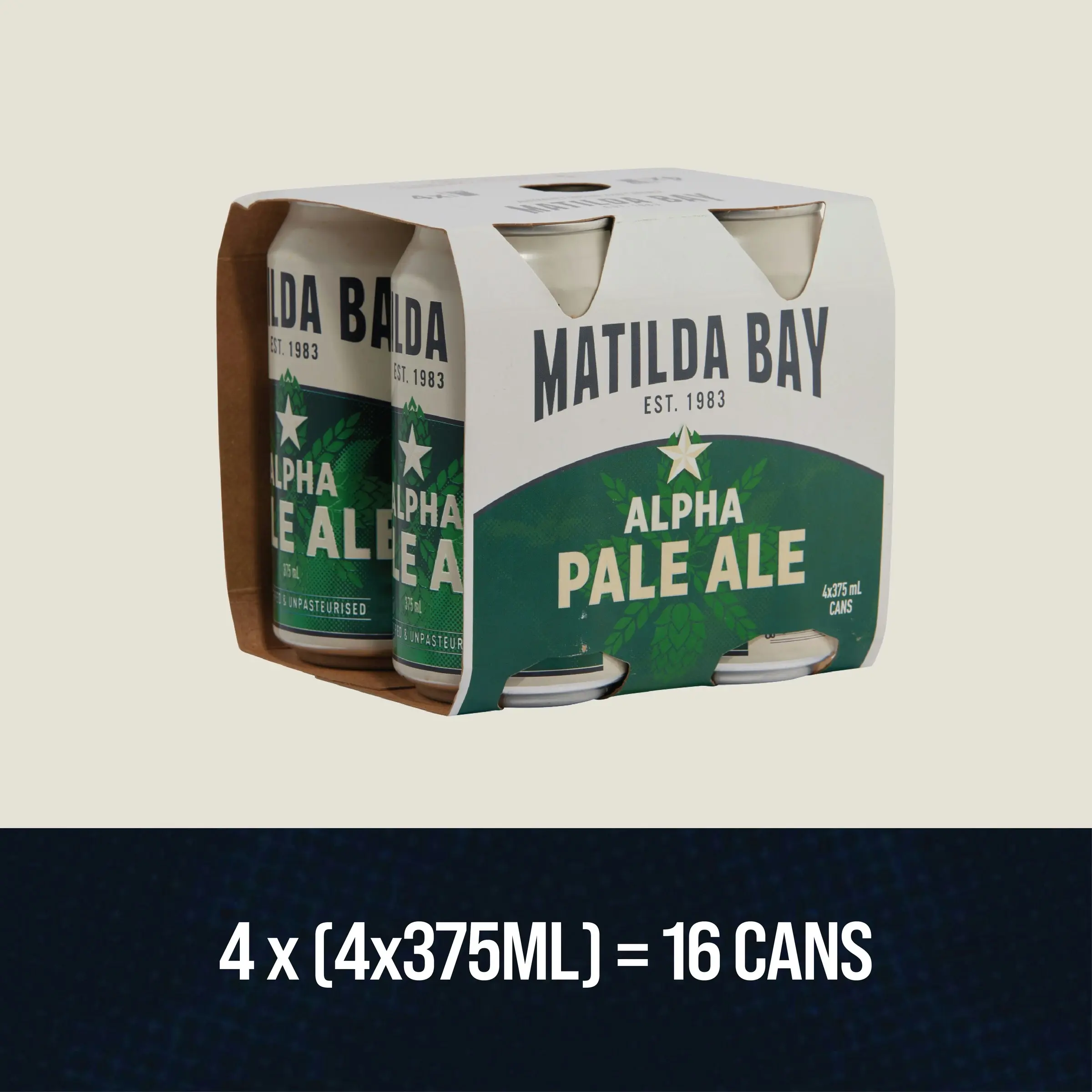 Matilda Bay Alpha Pale Ale 16 x 375ml Cans