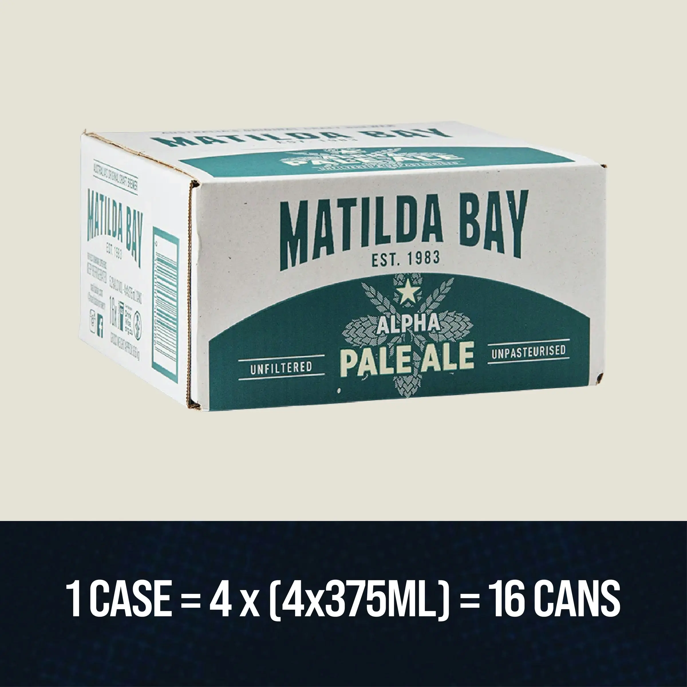 Matilda Bay Alpha Pale Ale 16 x 375ml Cans