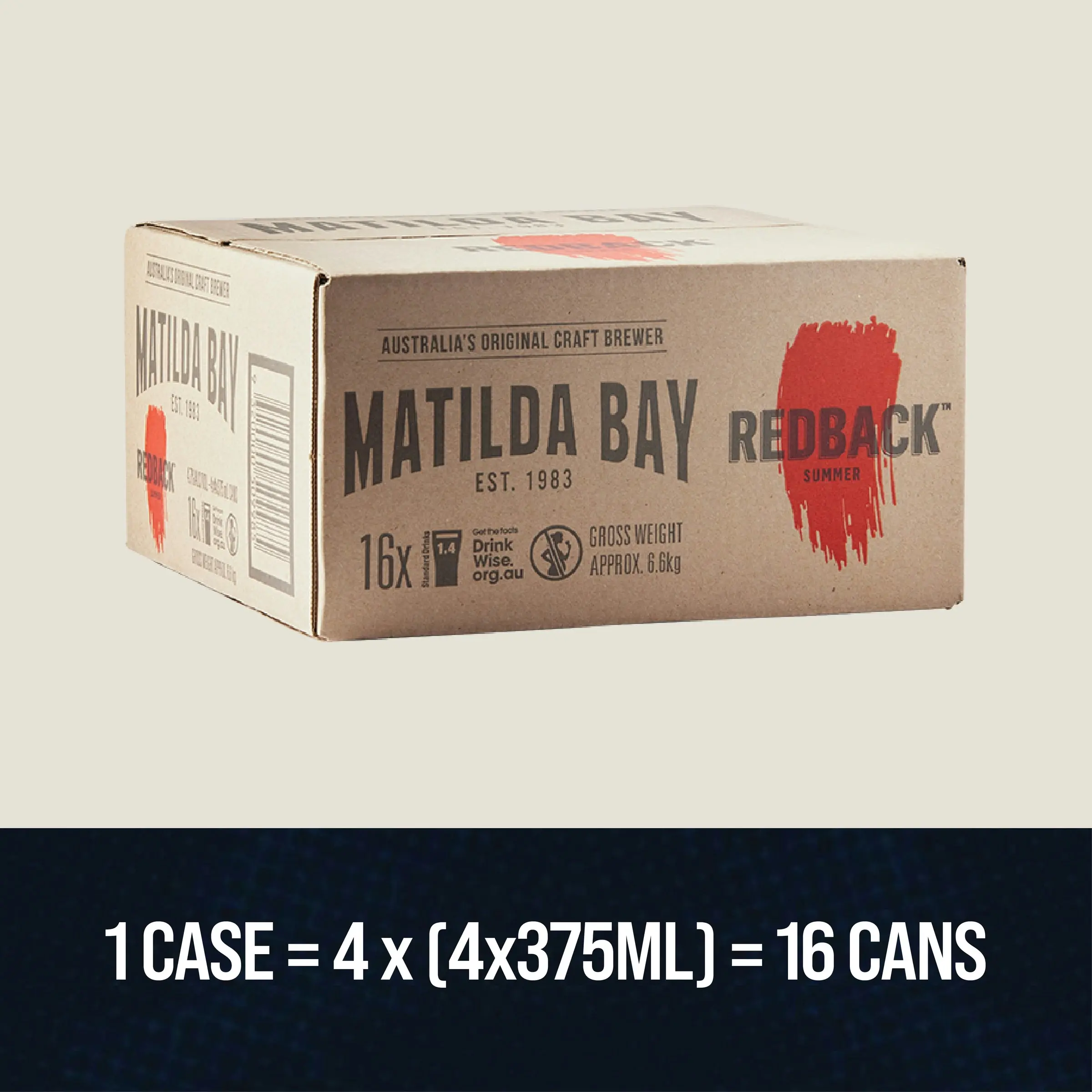 Matilda Bay Redback 16 x 375ml Cans