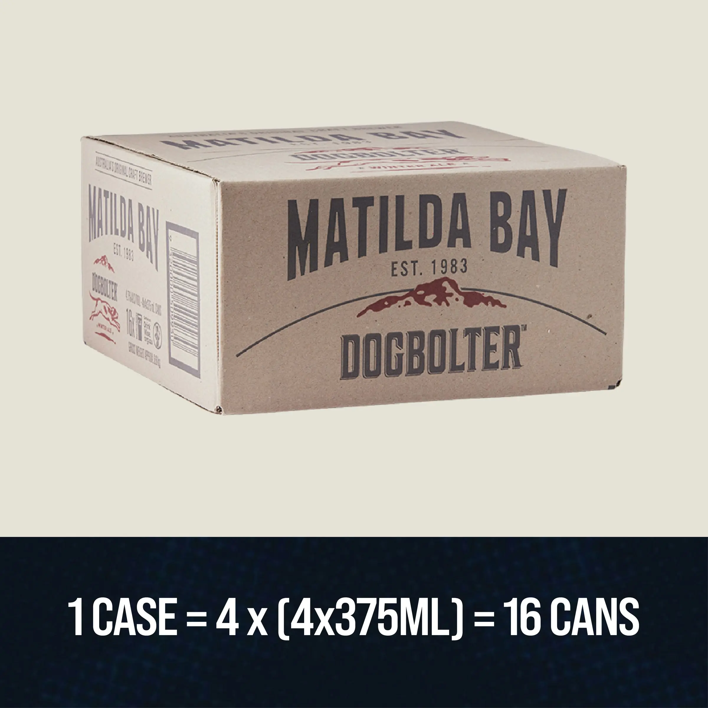 Matilda Bay Dogbolter Winter Ale Can 4x4 x 375mL