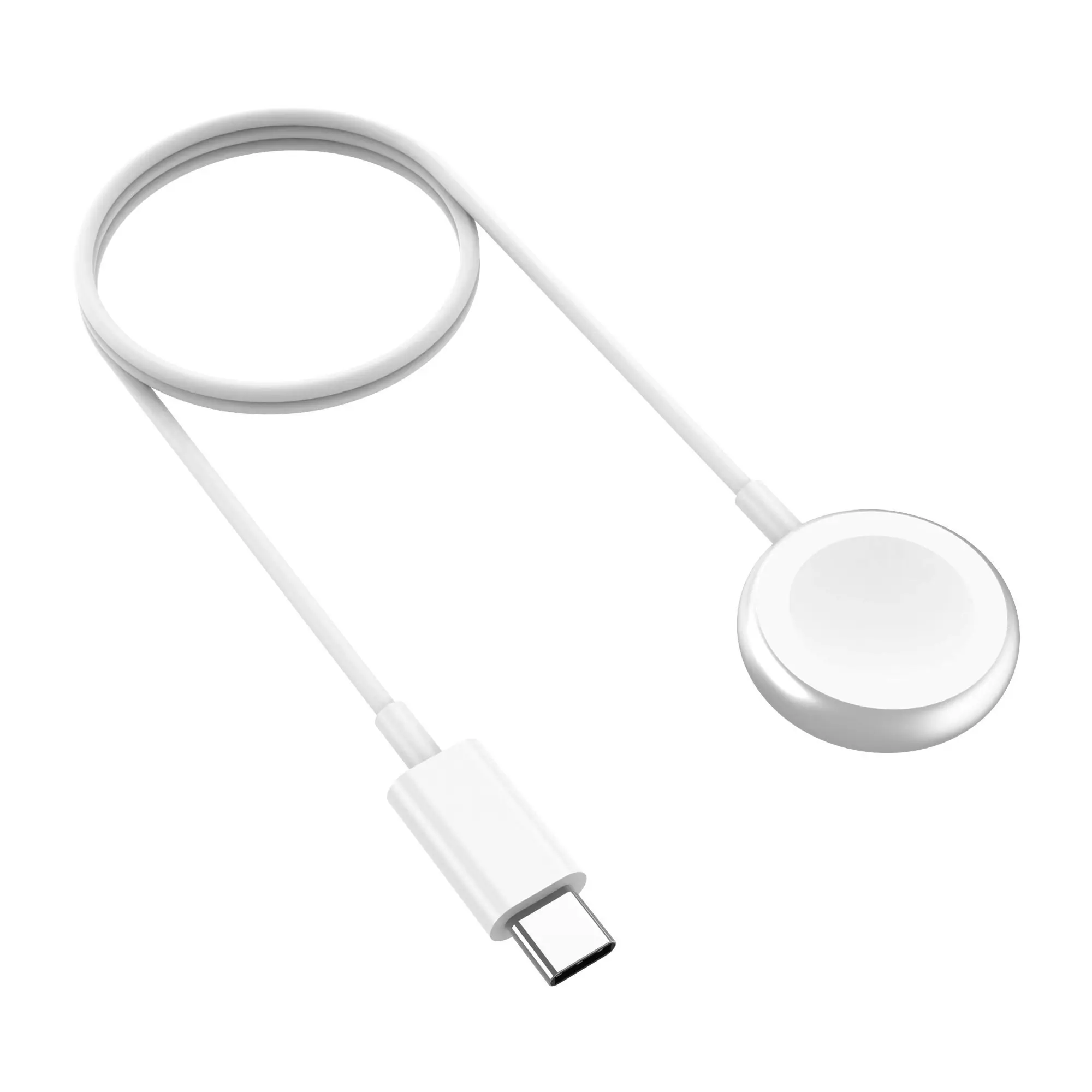 Laser Fast Charge Wireless Charger for Apple Watch - USB-C, White