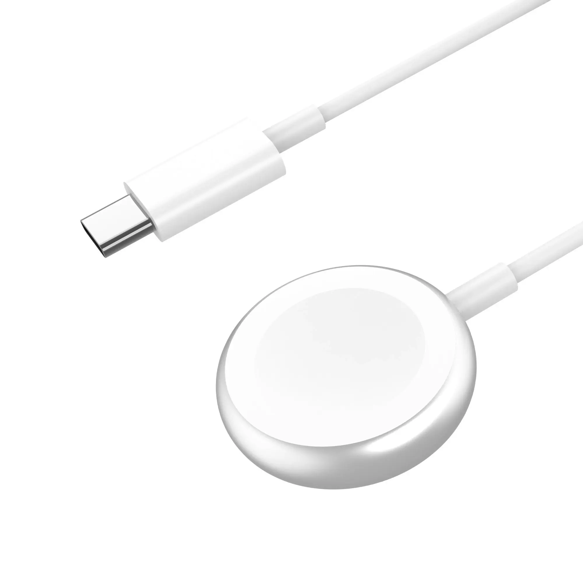 Laser Fast Charge Wireless Charger for Apple Watch - USB-C, White