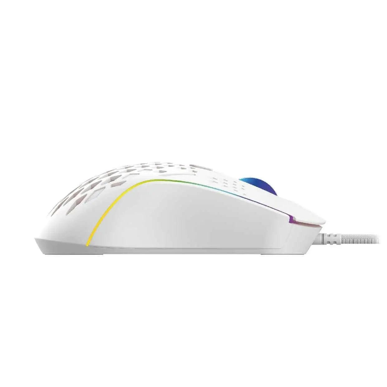 Laser RGB Gaming Mouse White | High DPI, Ergonomic, Lightweight