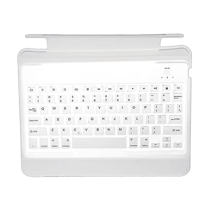 Laser iPad 10.9" White Wireless Keyboard & Protective Case Combo