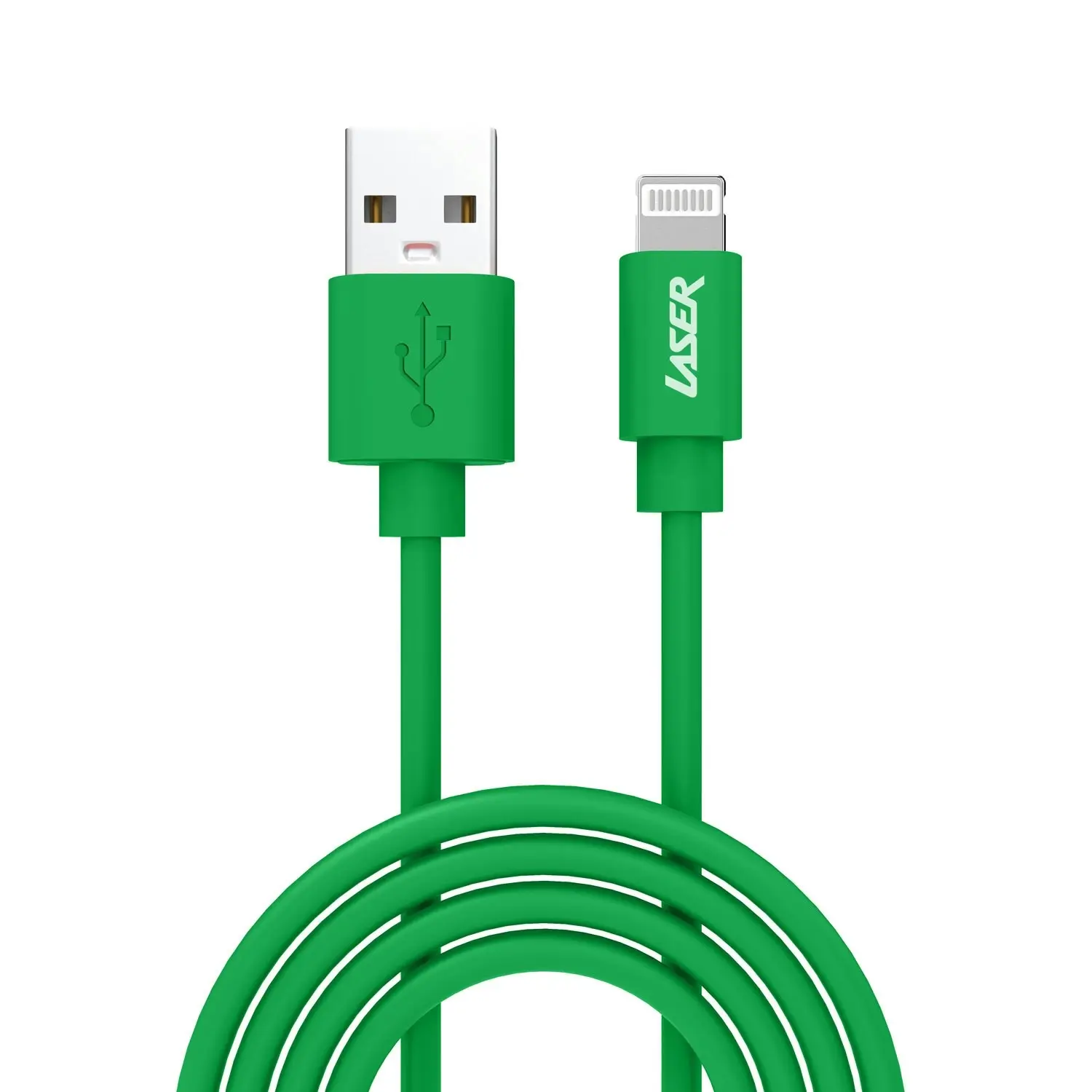 Laser MFi Lightning Cable 2-Pack 2M Pink/Green Fast Charge