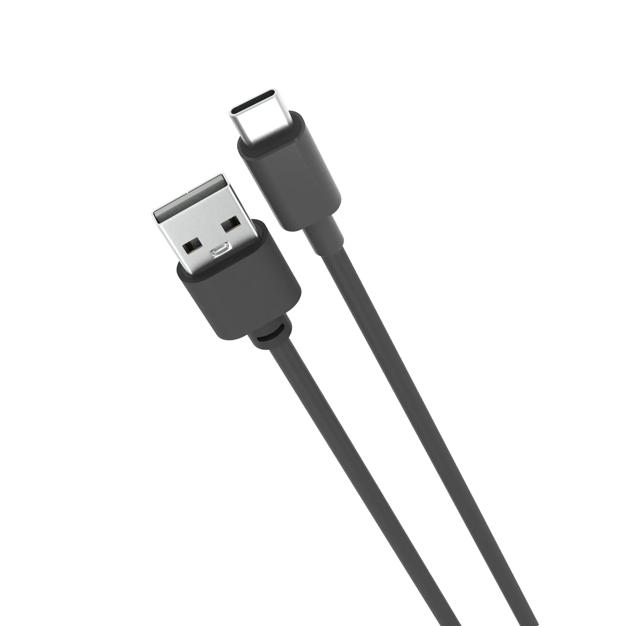 Laser USB-C to USB-A Fast Charge Cable 1M Black 2-Pack