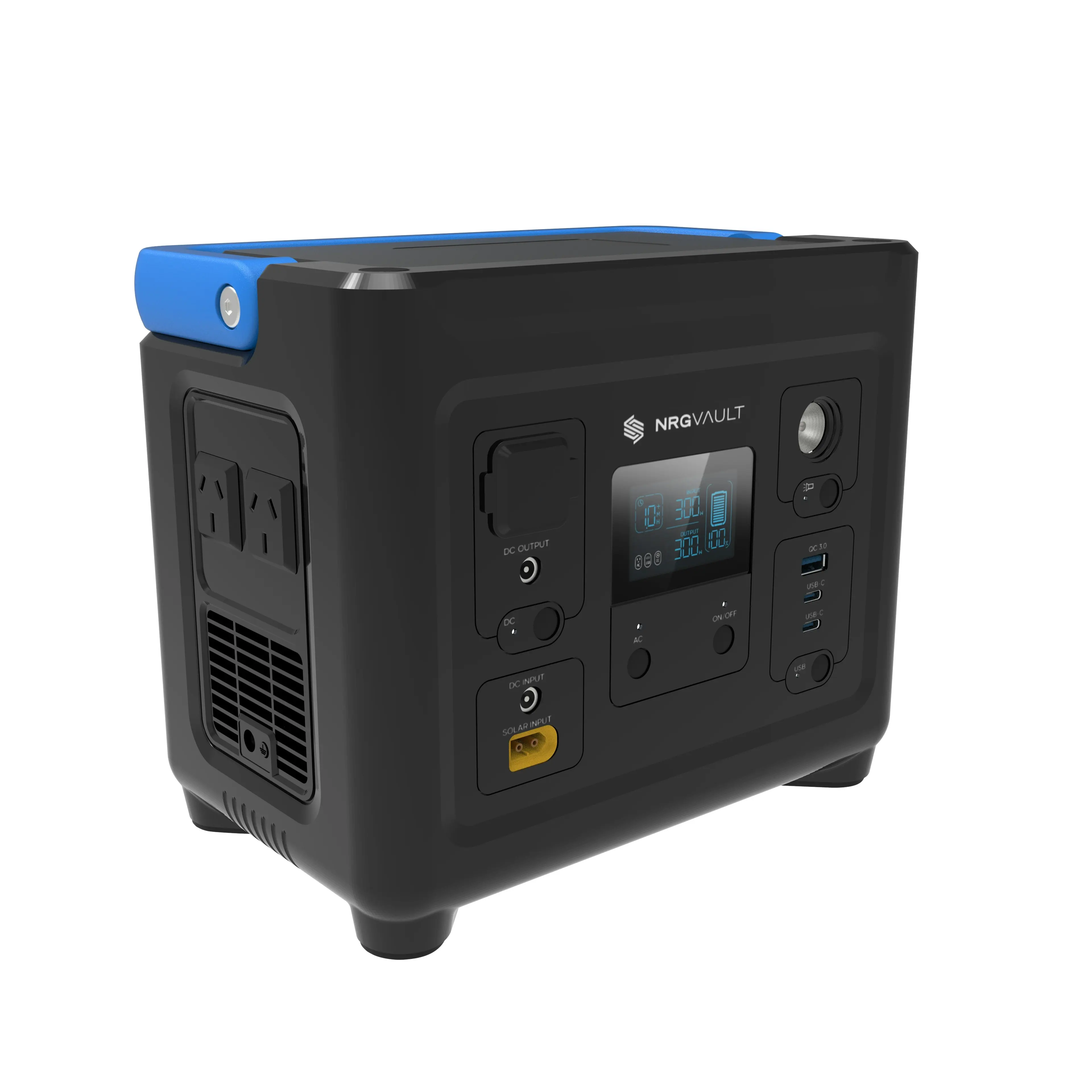 NRG Vault PV500 500W Portable Power Station with LiFePO4 Battery