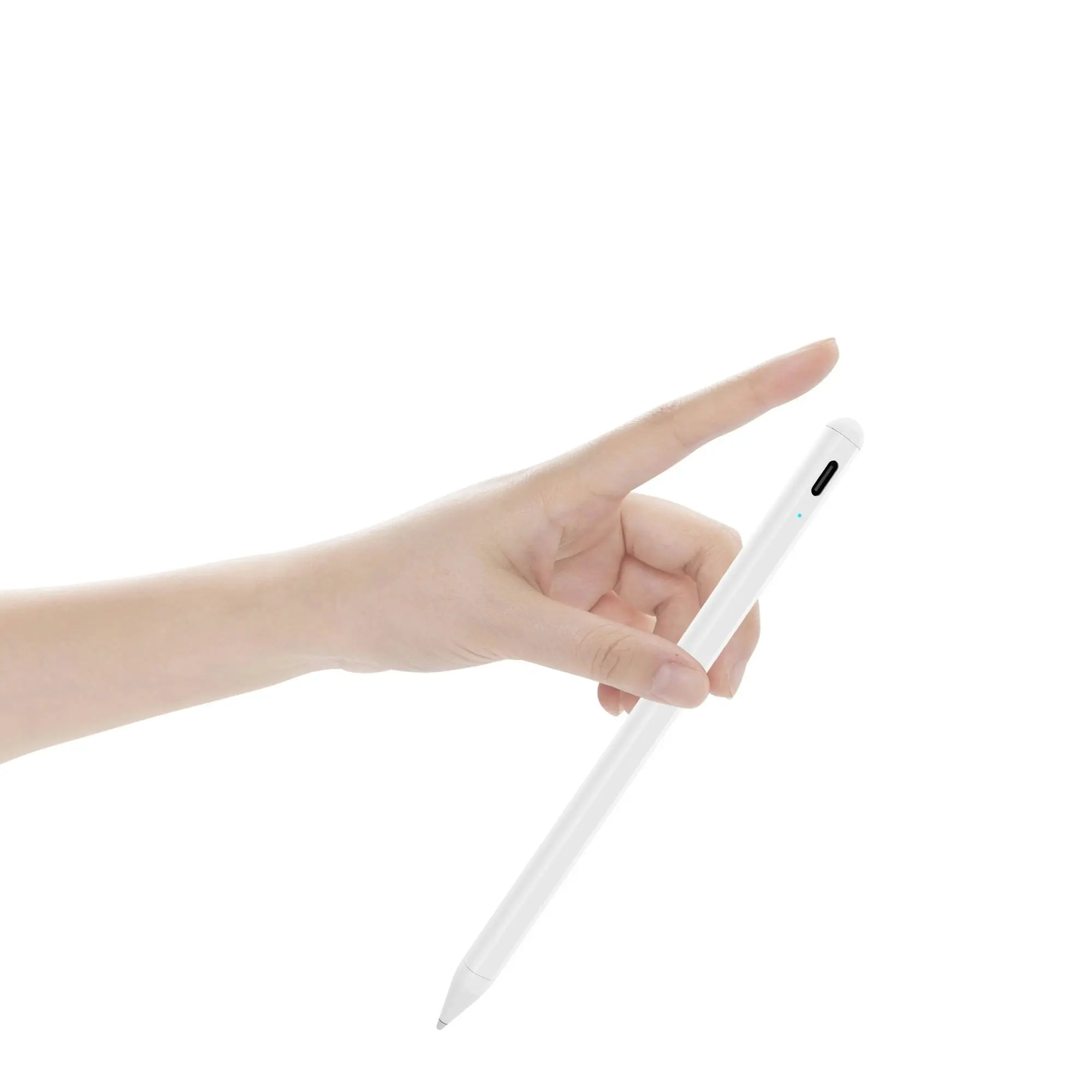 Laser Active Stylus for iPad White | Palm Rejection & Precision Tip