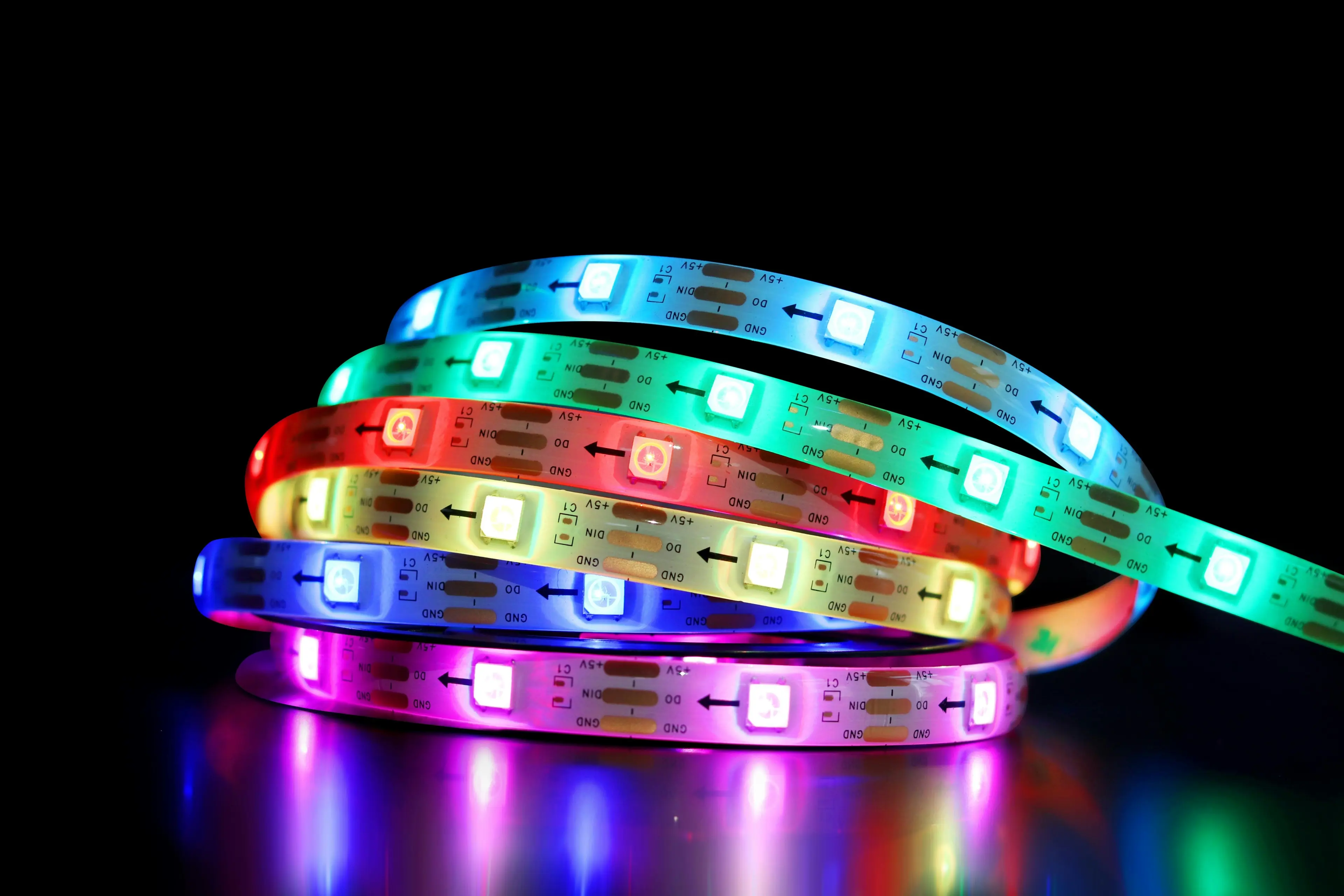 Laser Smart LED Strip Light 3M - Multicolour, Voice Controlled