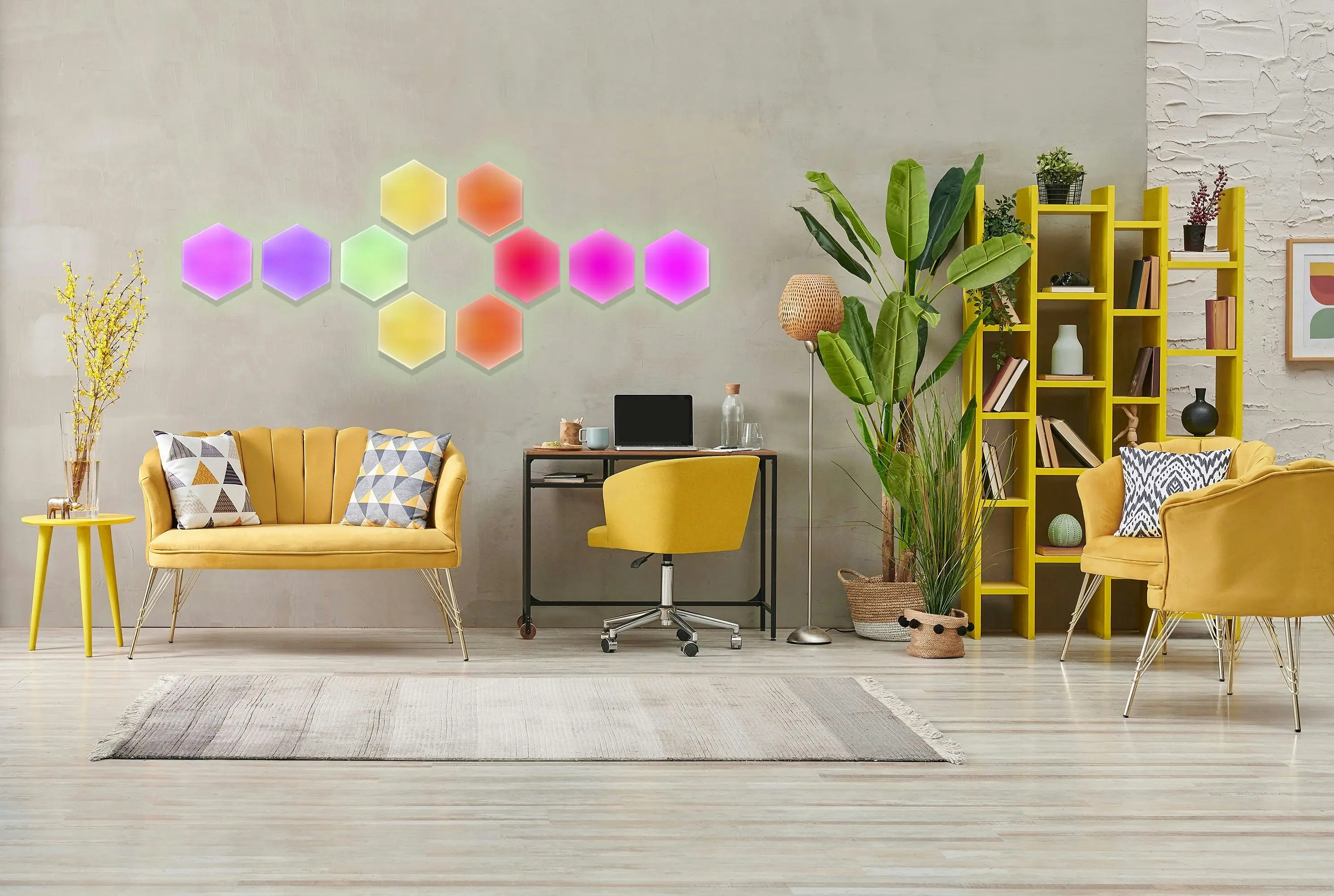 Laser Smart Home Hexagon Light, RGB, WiFi, Voice Control, Alexa, Google Assistan