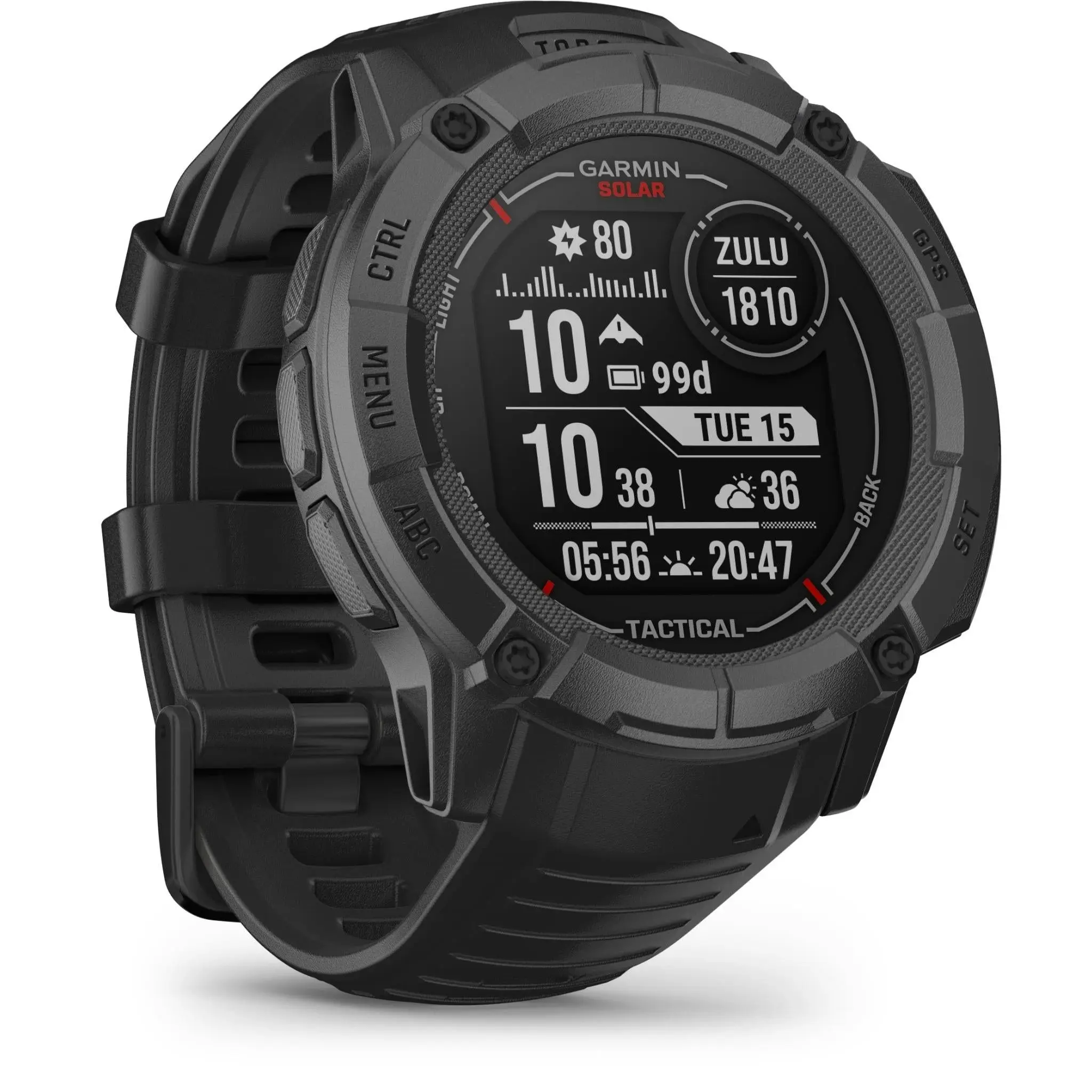 Garmin Instinct 2X Solar Sports Watch Tactical Edition - Black (AU Version)