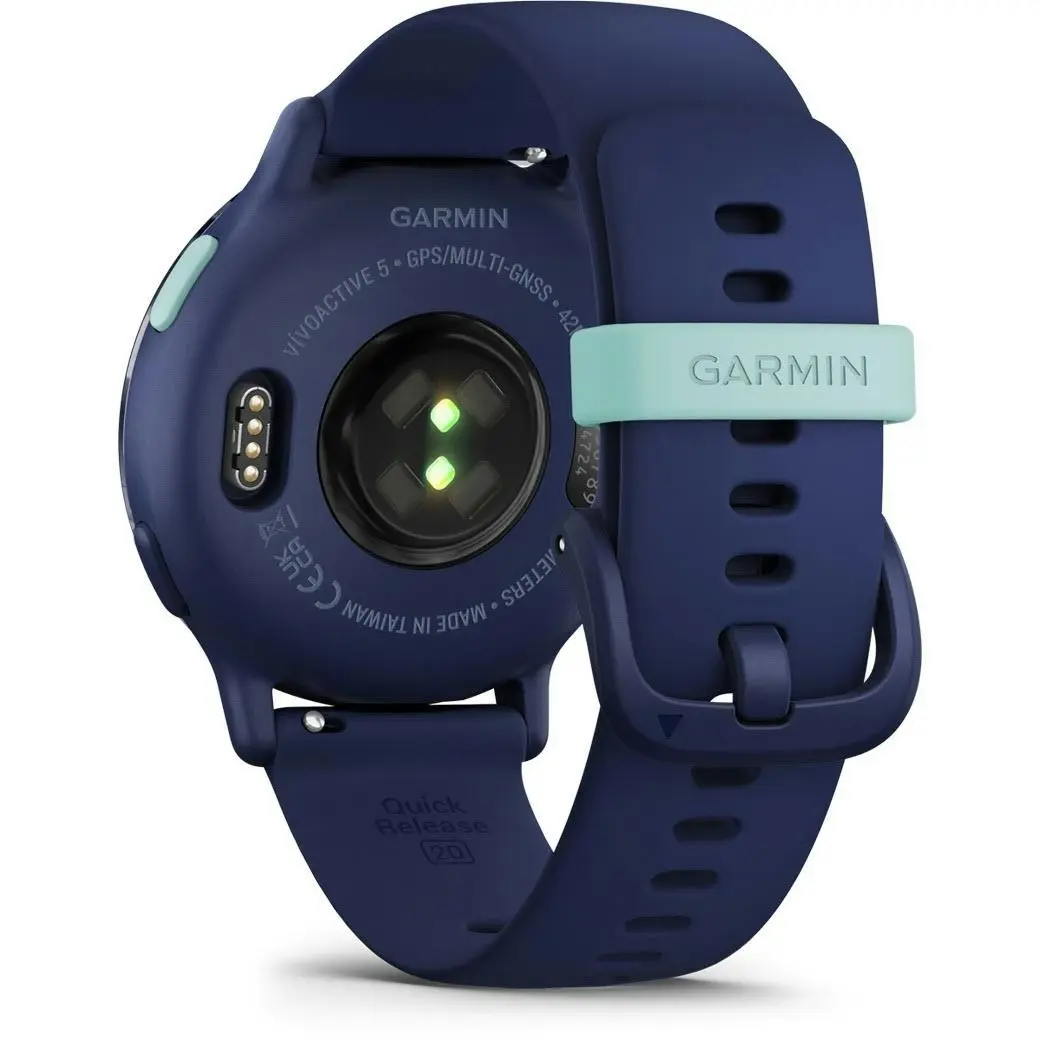 Garmin VivoActive 5 Smart Watch - Metallic Navy Bezel with Navy Case (AU Version)