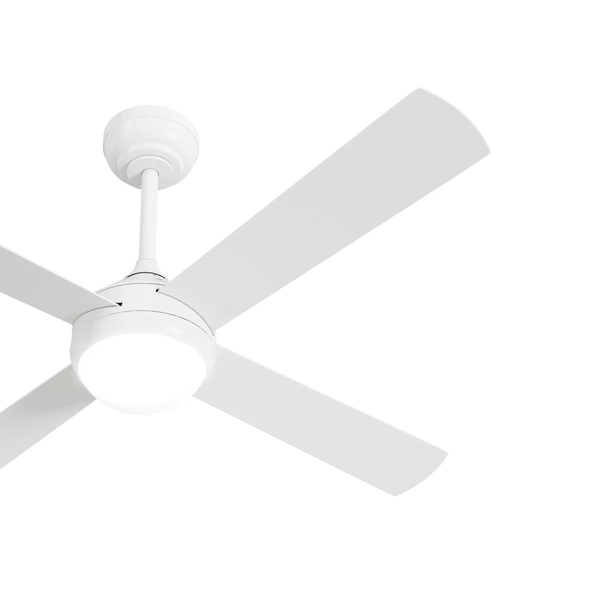 Vevare 52'' Ceiling Fan AC Motor with LED Light Remote Control White