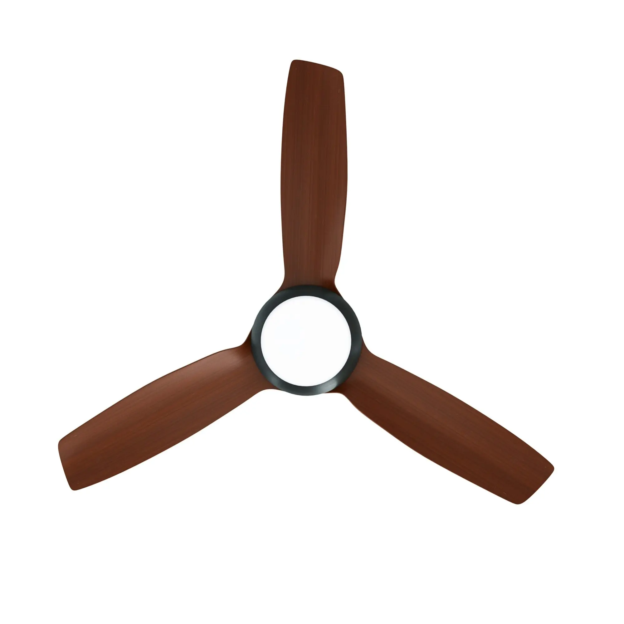 Vevare 52" Ceiling Fan DC Motor With Light Remote Control 5 Speed Fans Walnut