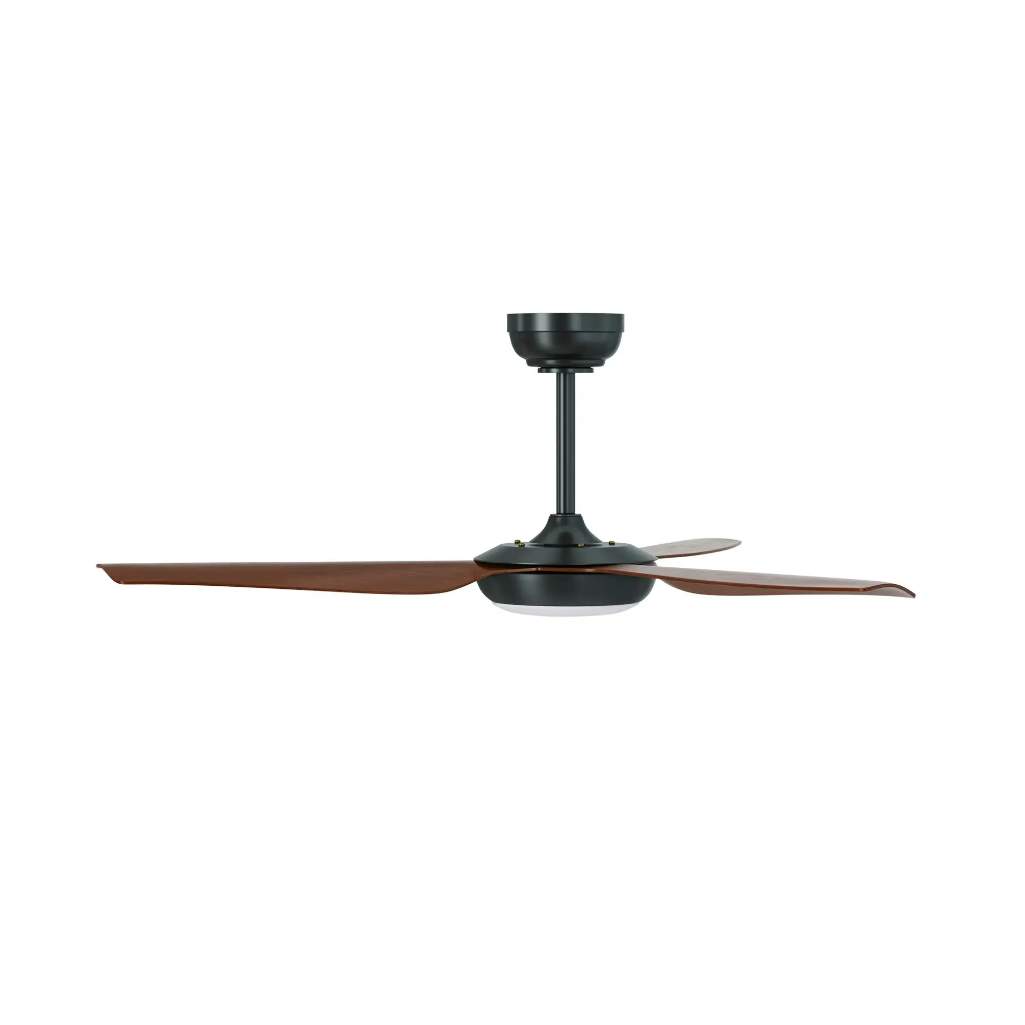 Vevare 52" Ceiling Fan DC Motor With Light Remote Control 5 Speed Fans Walnut