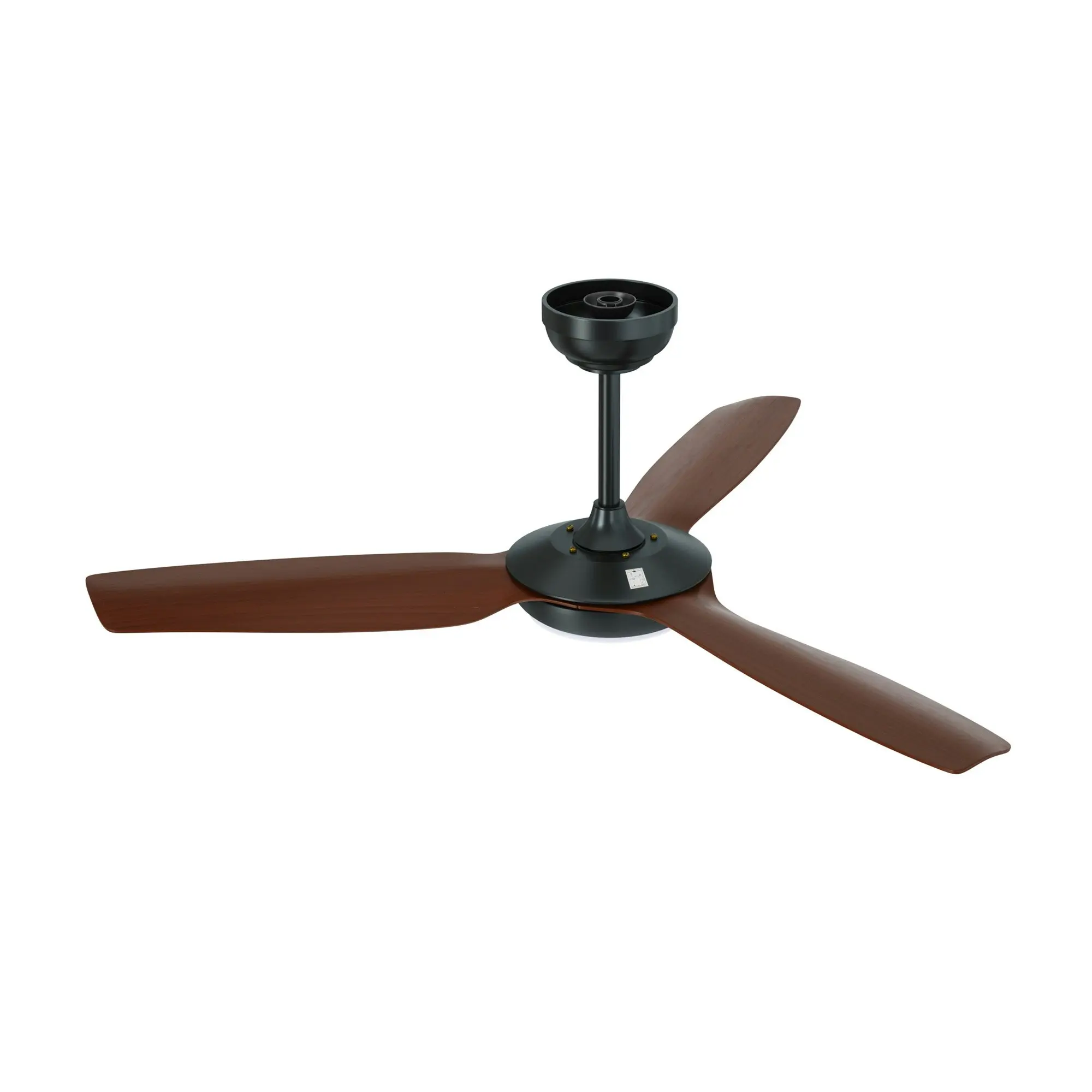 Vevare 52" Ceiling Fan DC Motor With Light Remote Control 5 Speed Fans Walnut