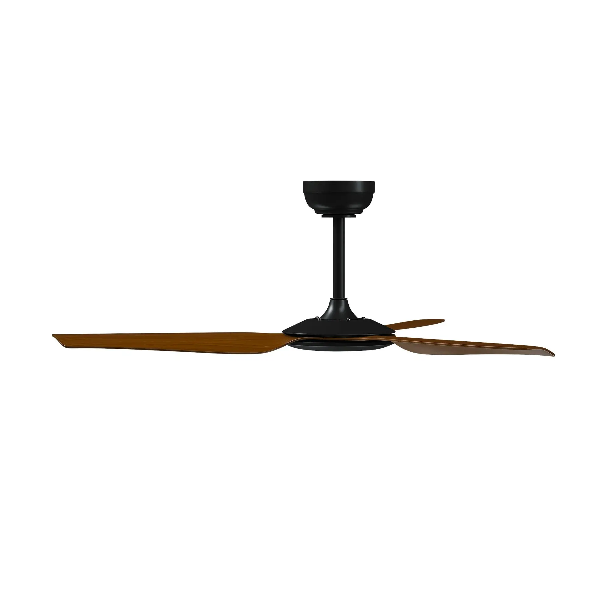 Vevare 52" Ceiling Fan DC Motor With Remote Control Timer 5 Speed Fans Walnut