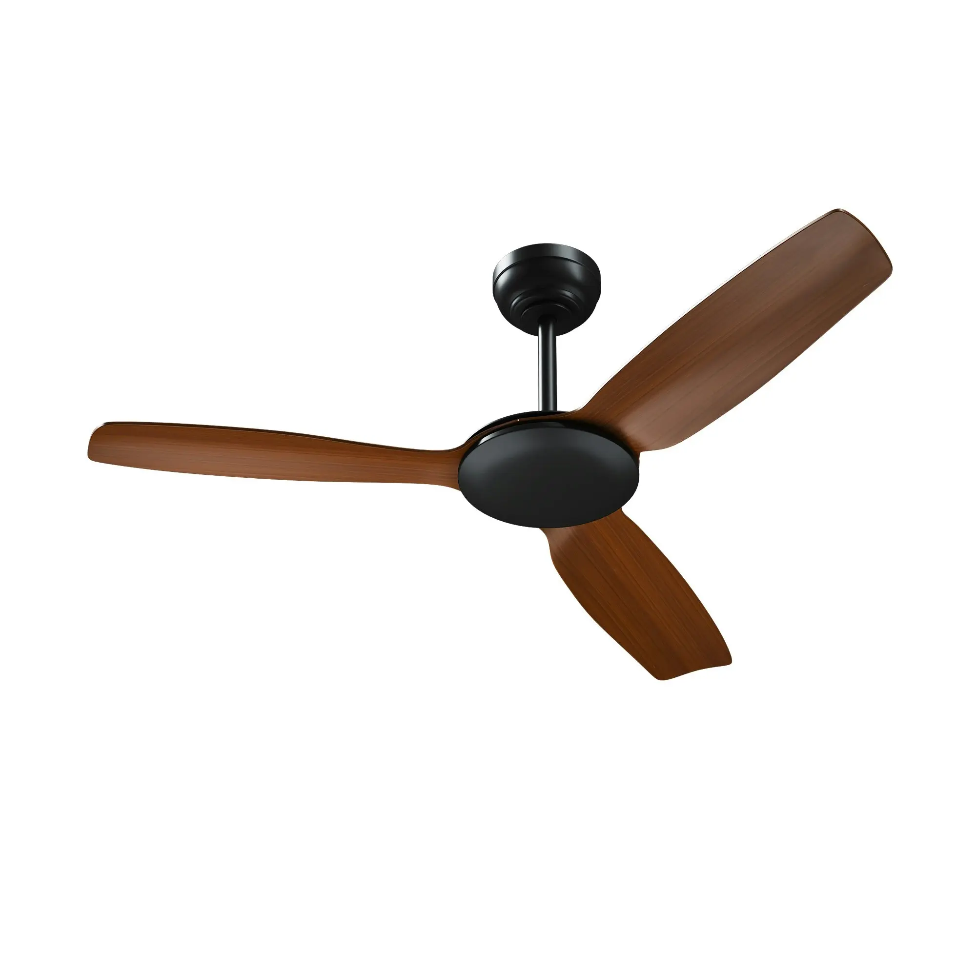 Vevare 52" Ceiling Fan DC Motor With Remote Control Timer 5 Speed Fans Walnut